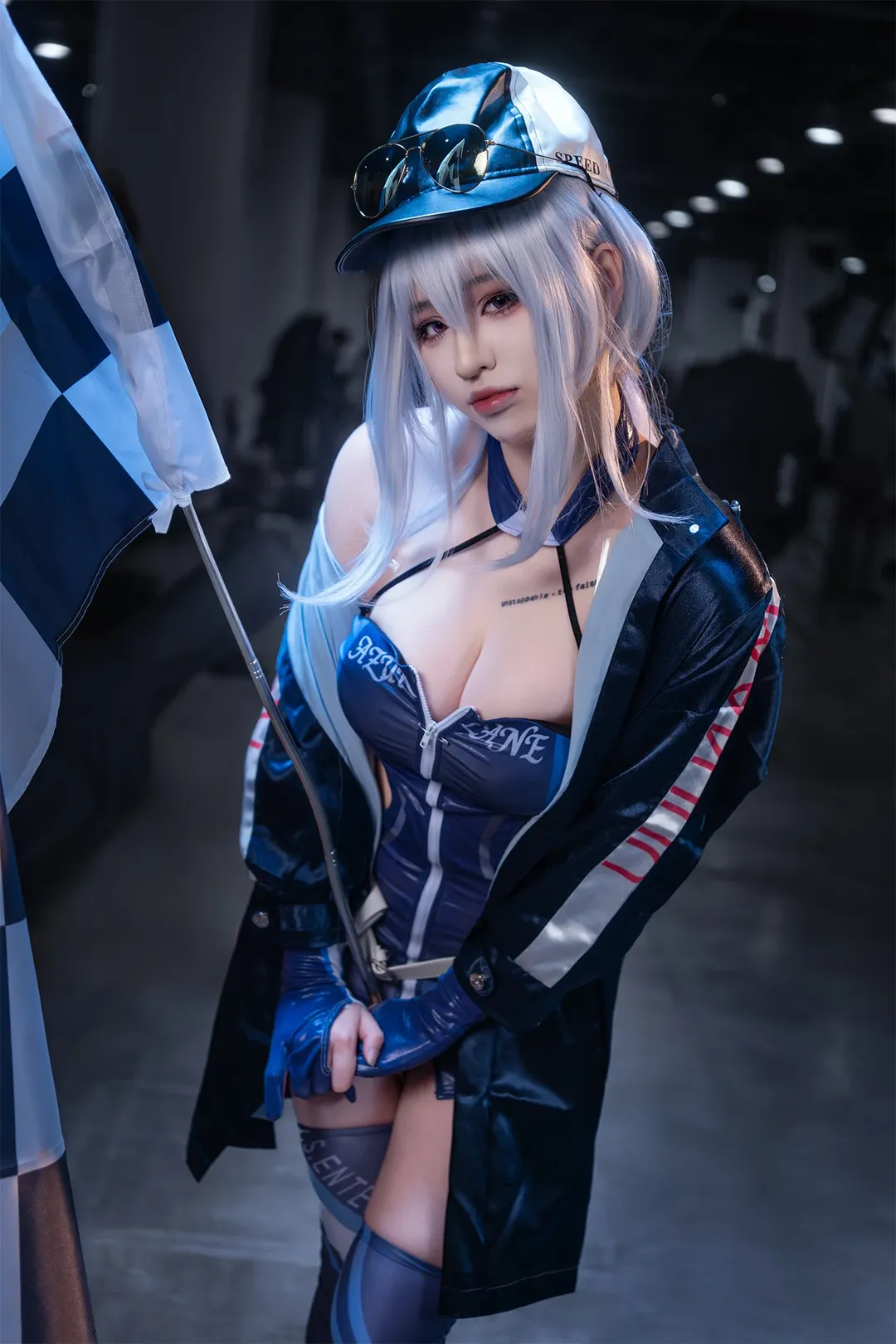 Azur Lane, Convention photos, Racing suit cosplay, Corporate cosplay, Stockings photography - Image 2
