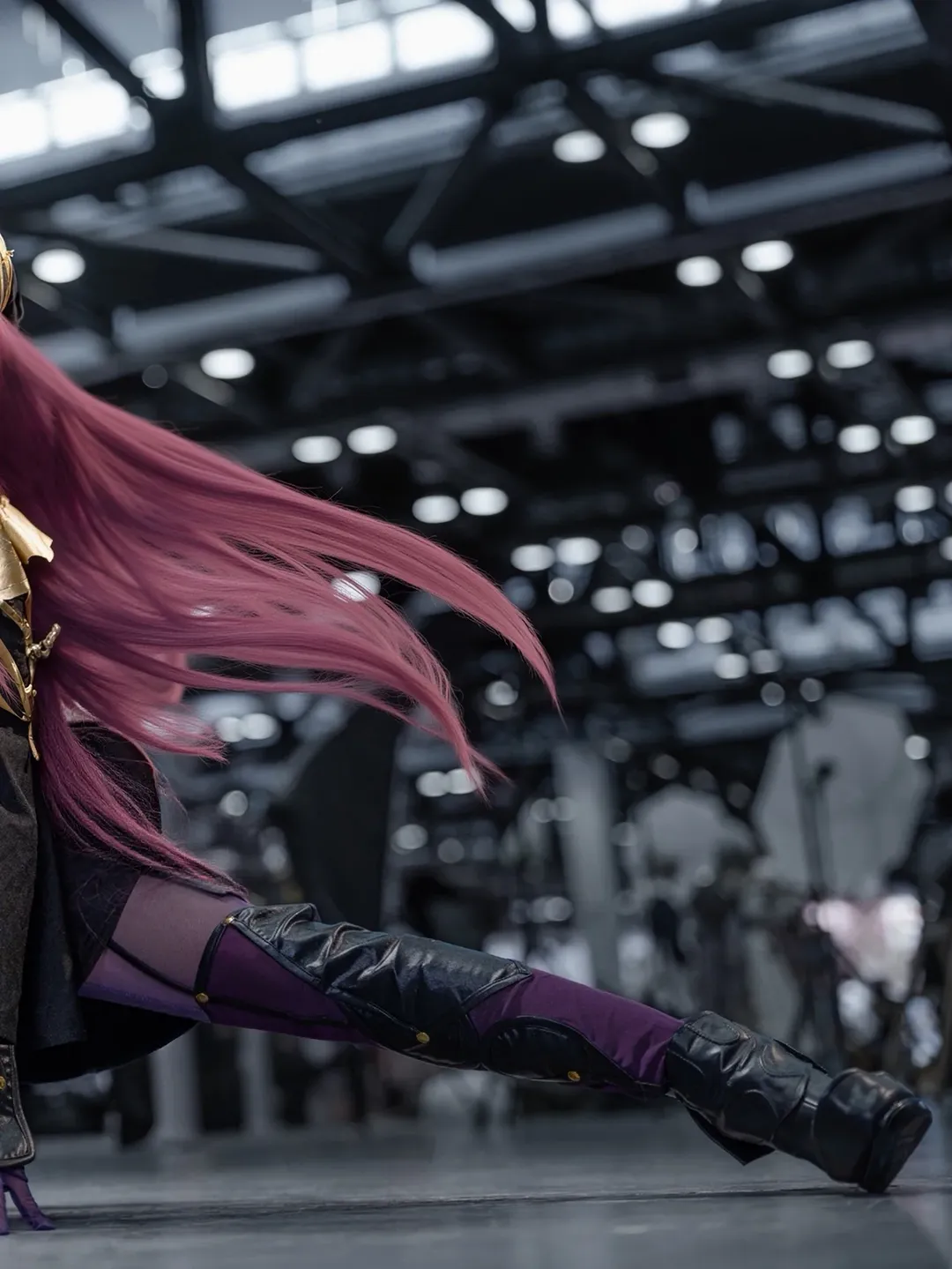 Fate/Grand Order, イベント写真, 二次元コスプレ, スカサハコスプレ, 紫ストッキングコーデ - 3枚目
