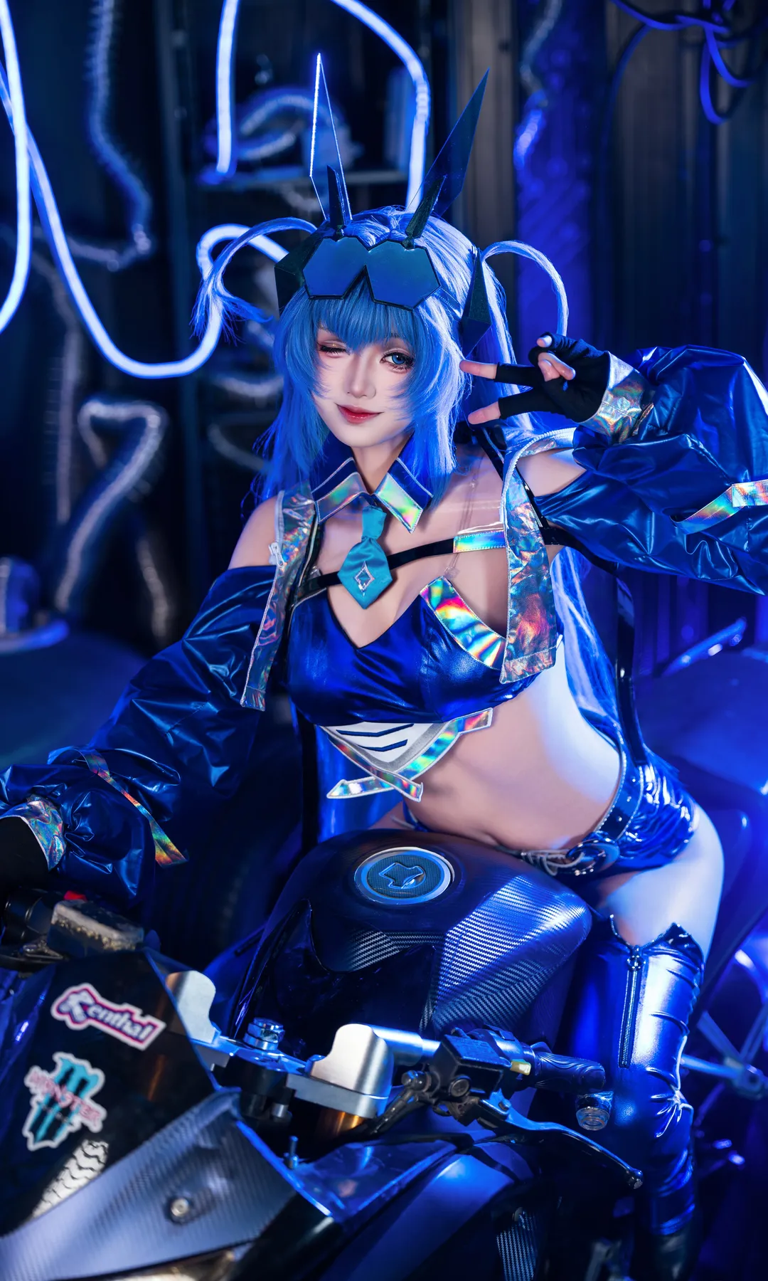 碧蓝航线, 赛车服, 二次元cos, cosplay摄影, 新泽西cos - 第1张