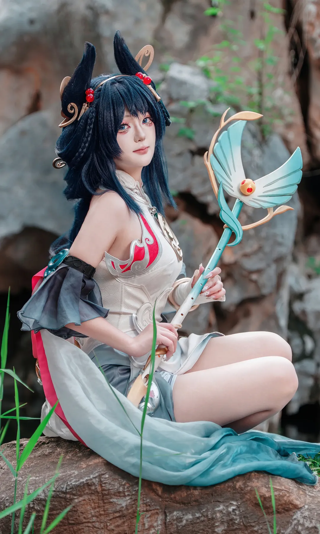王者荣耀, 公孙离cos, cosplay摄影, 二次元外景, 离恨烟cos - 第1张