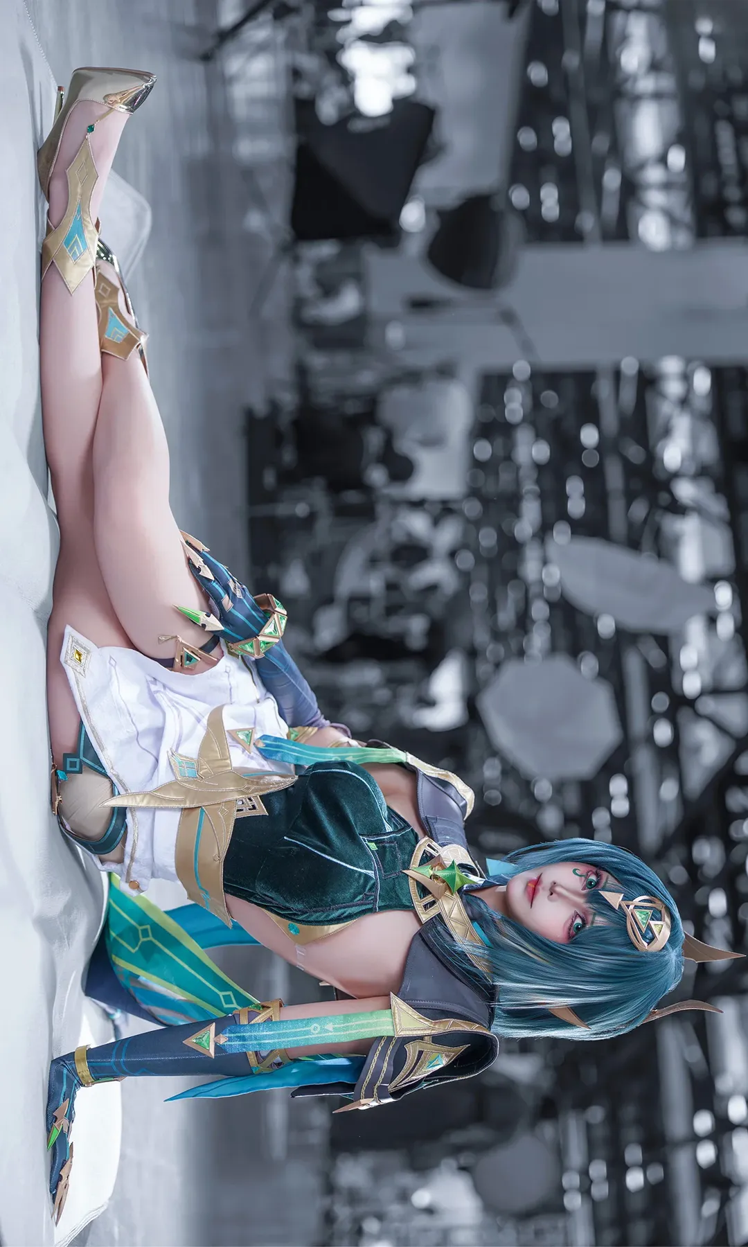 原神, 二次元撮影, イベント写真, ネフェル コスプレ, ストッキング - 3枚目
