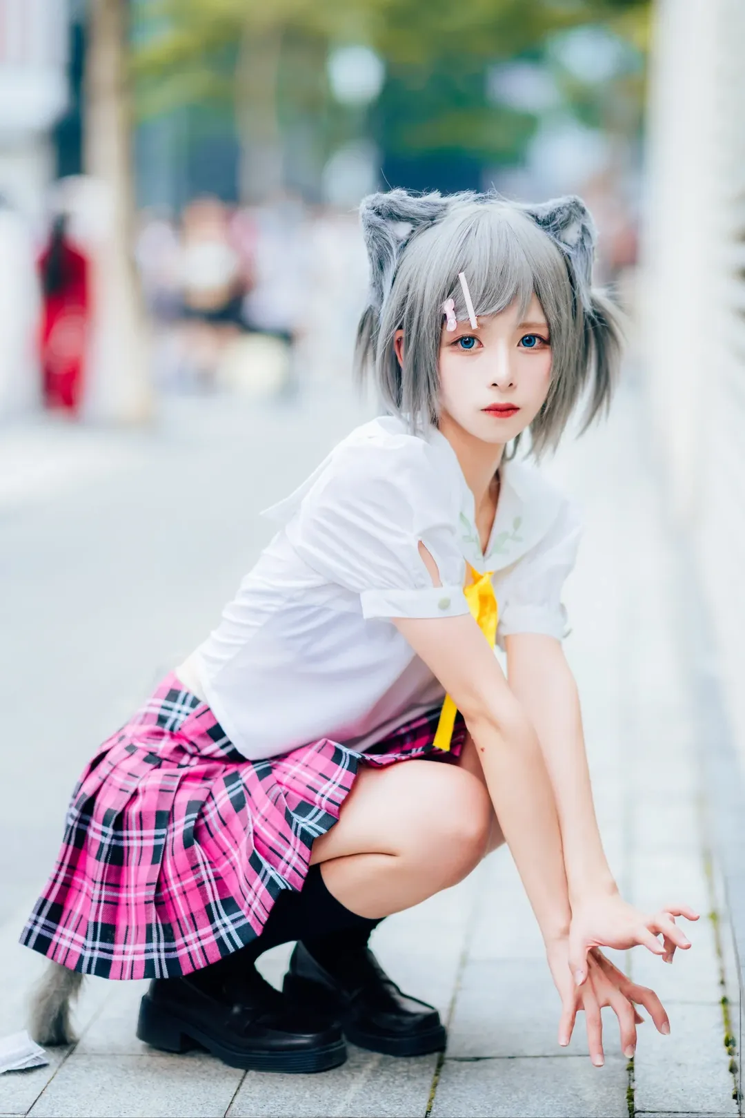 二次元cosplay, 广州漫展, 黑丝穿搭, 小豆梓cos, 变态王子与不笑猫 - 第2张