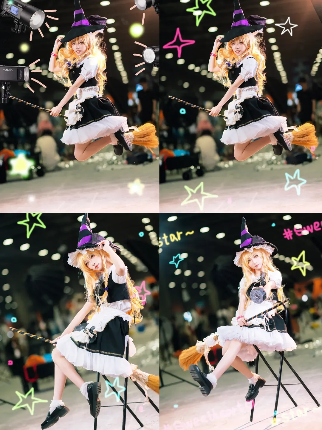 cosplay, 魔理沙cos, 东方Project, 漫展返图, 人像摄影 - 第1张