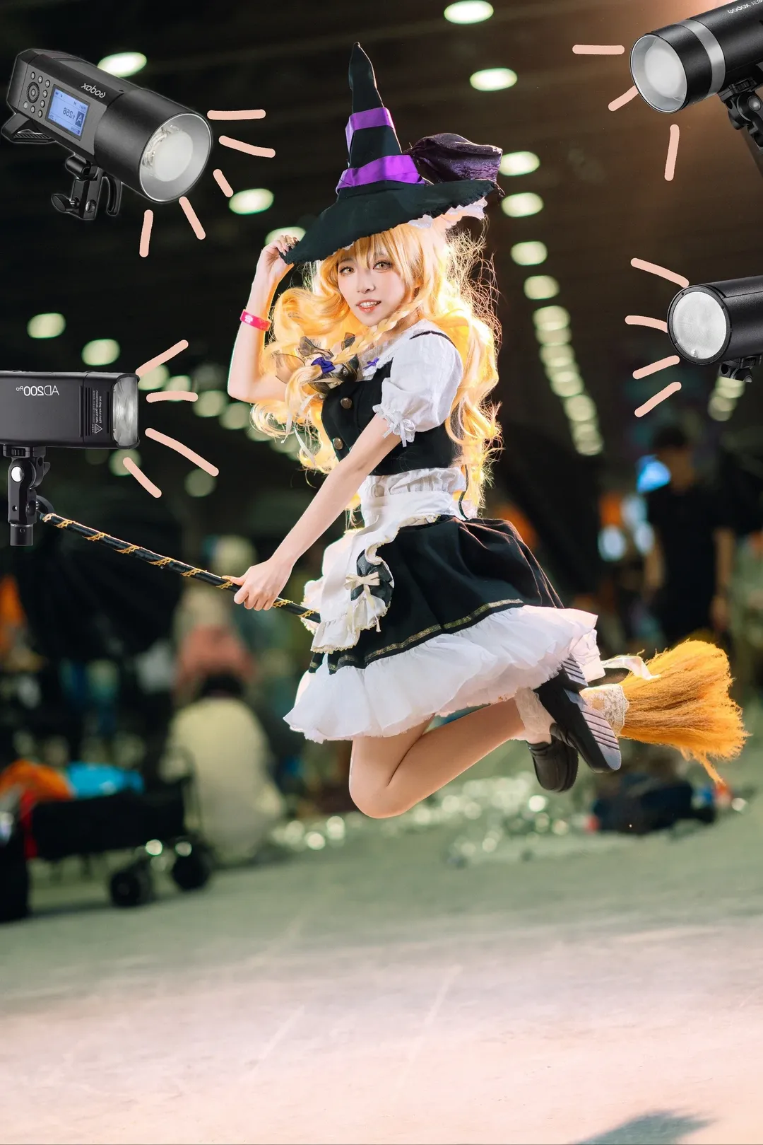 cosplay, 魔理沙cos, 东方Project, 漫展返图, 人像摄影 - 第2张