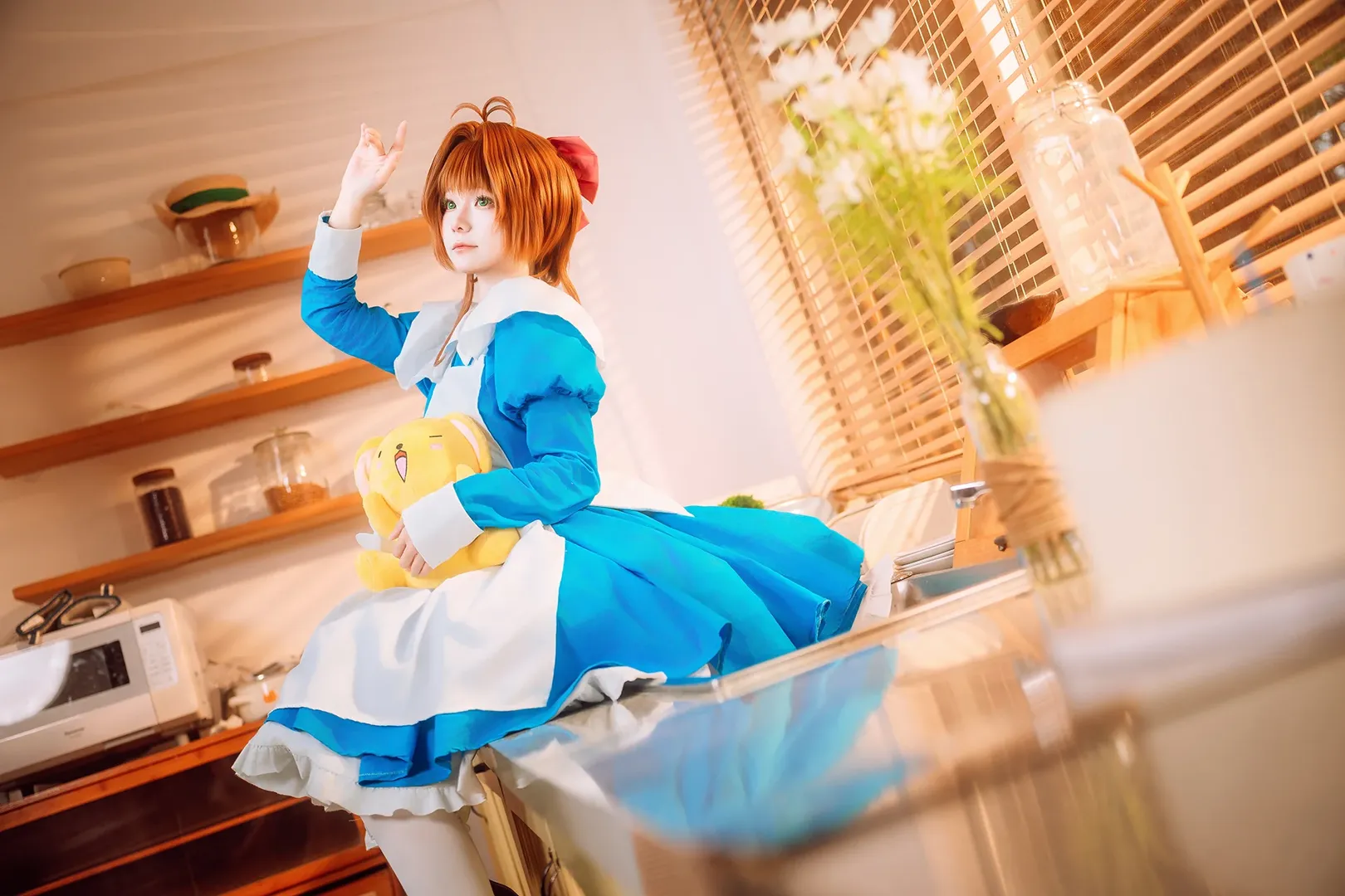 cosplay, 二次元摄影, 木之本樱cos, 百变小樱, 白丝cos - 第6张
