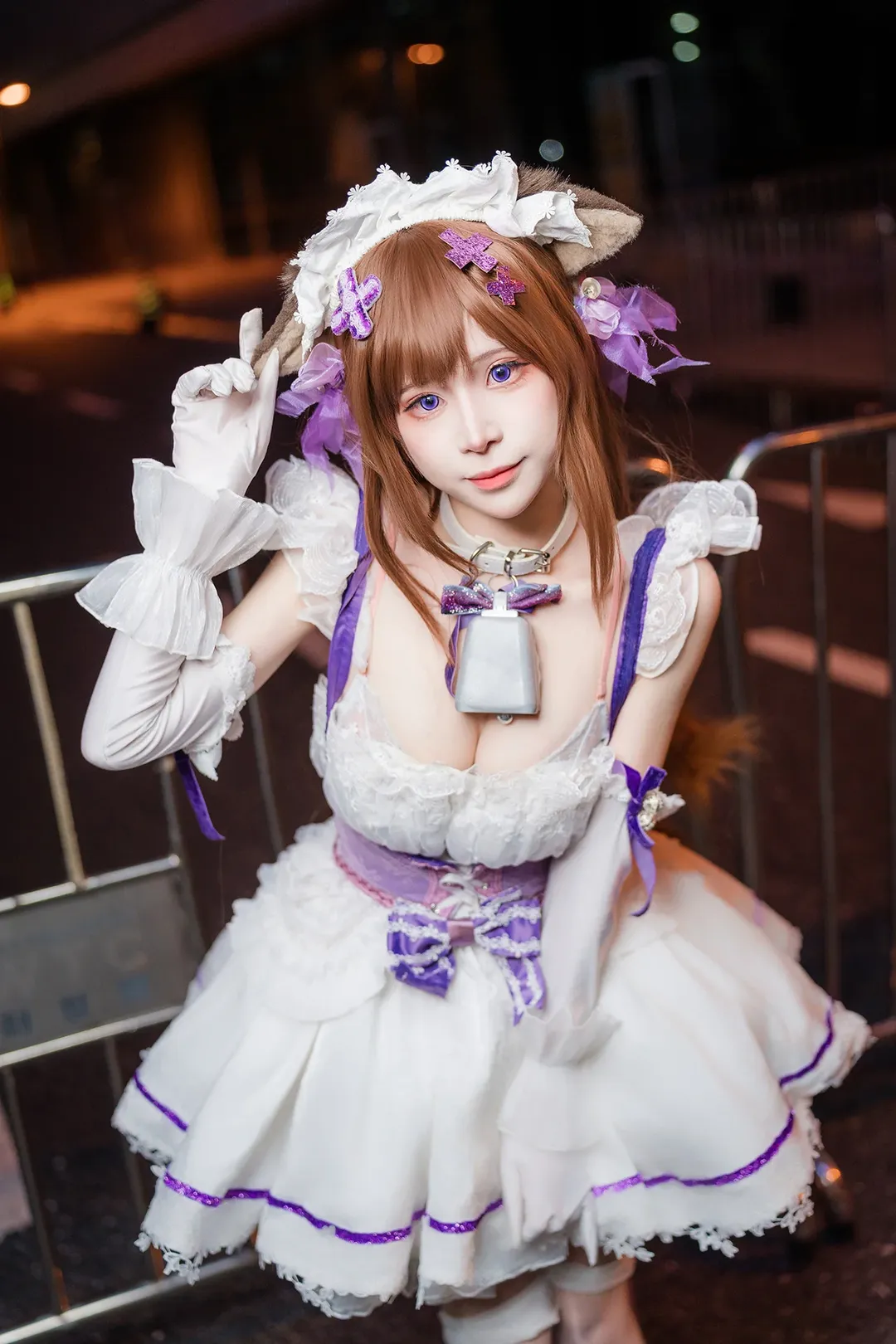 アズールレーン, ホタルACGエキスポ, 樫野 コスプレ, 白タイツレッグリング, 広州アニメイベント会場外 - 1枚目