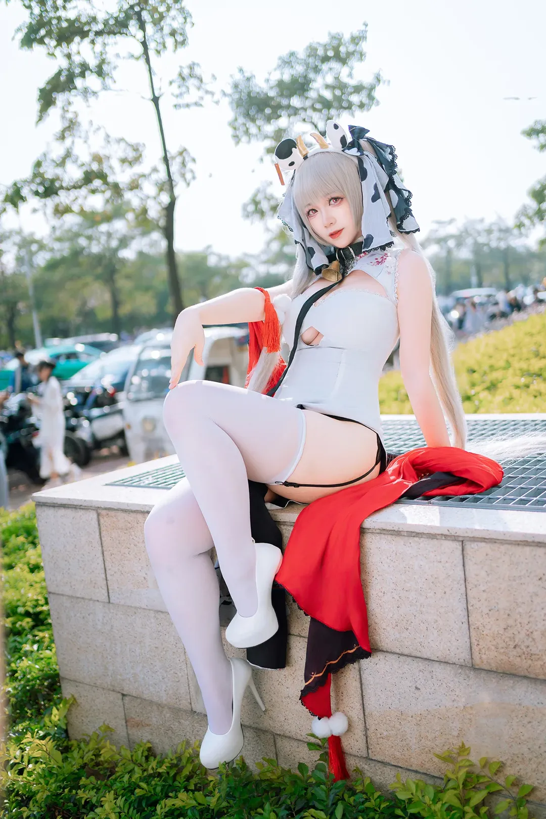 碧蓝航线, 广州漫展, 可畏cos, cosplay穿搭, 白丝旗袍