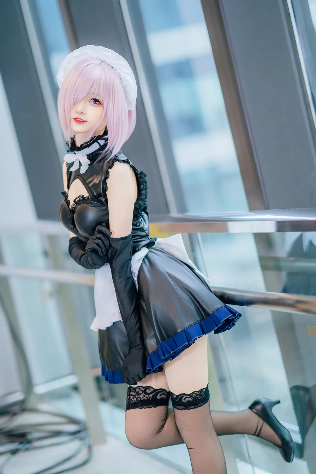 女仆装, 广州漫展, 黑丝, 玛修cos, 命运-冠位指定 - 第3张