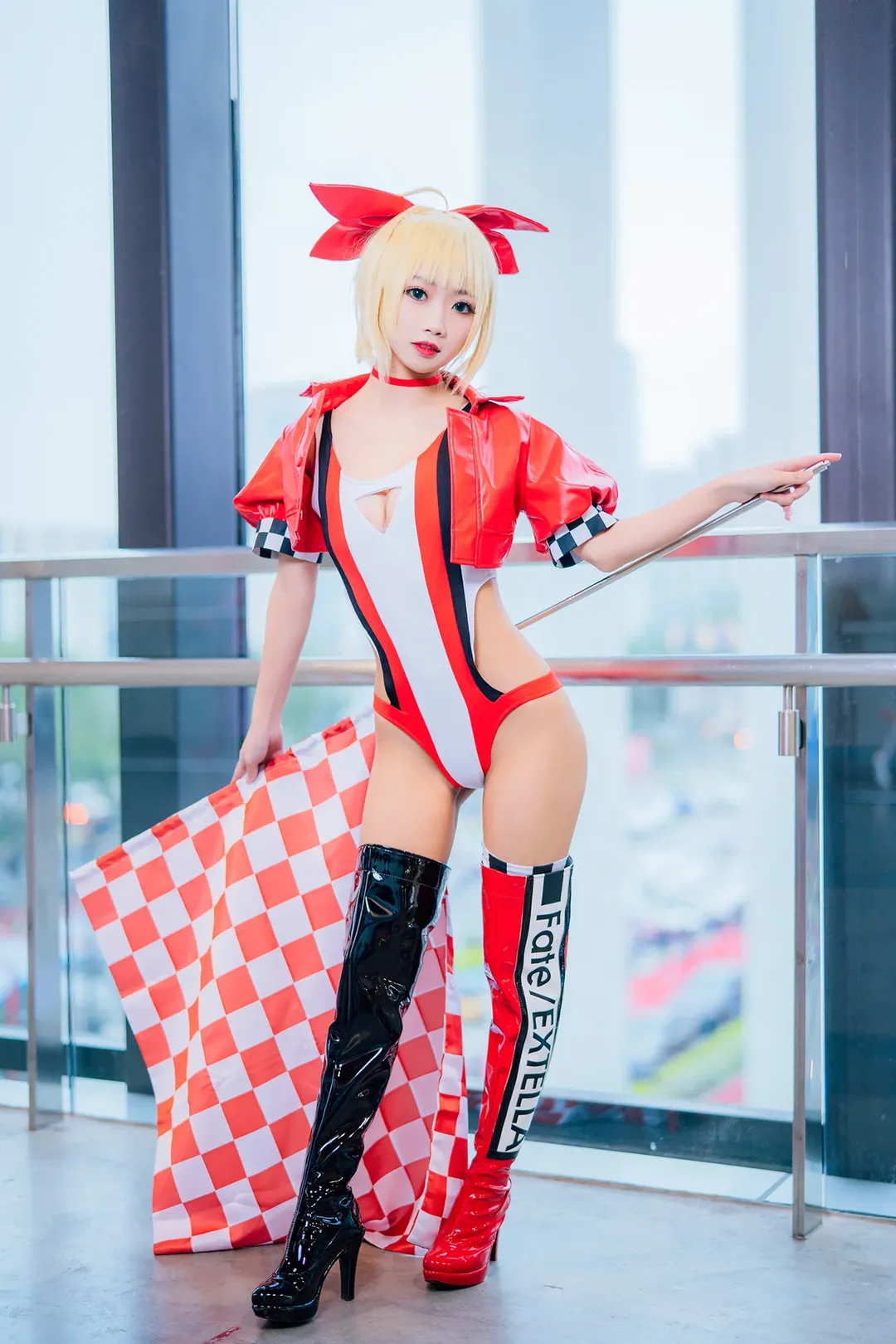 漫展返图, 广州漫展, fgo, 尼禄cos, 赛车服cos - 第3张
