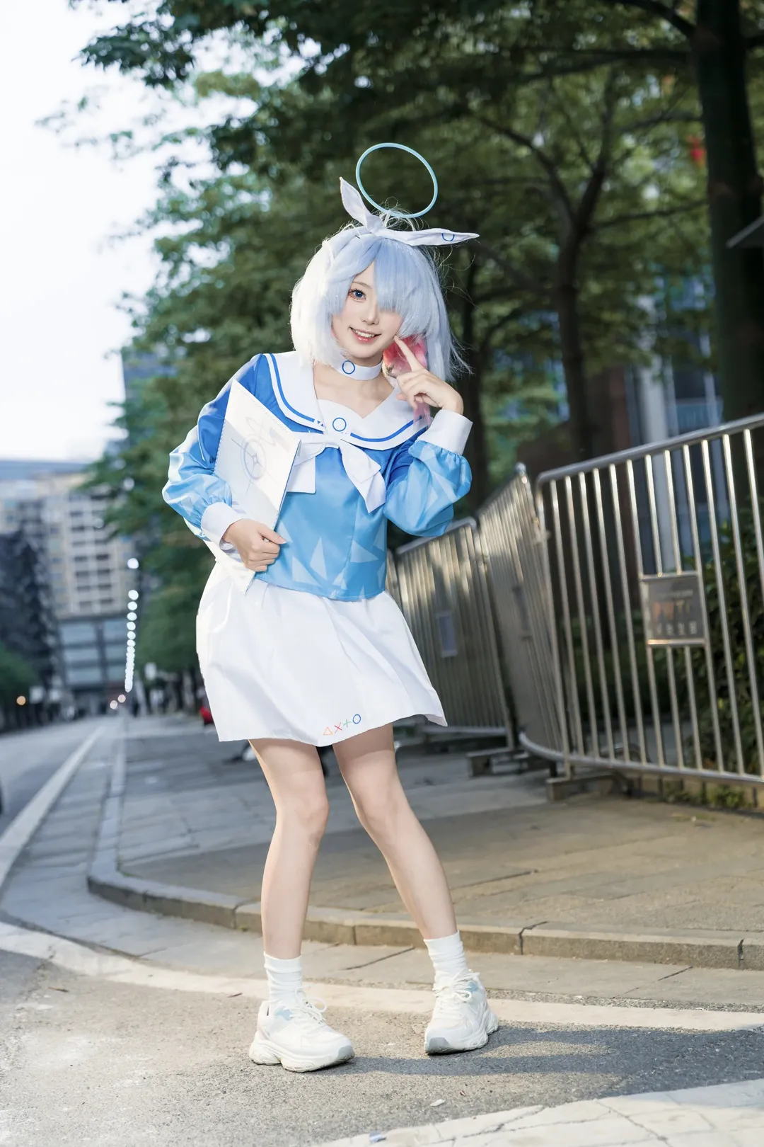 ブルーアーカイブ, ホタルACGエキスポ, イベント写真, 二次元視覚プロジェクト, アロナ コスプレ