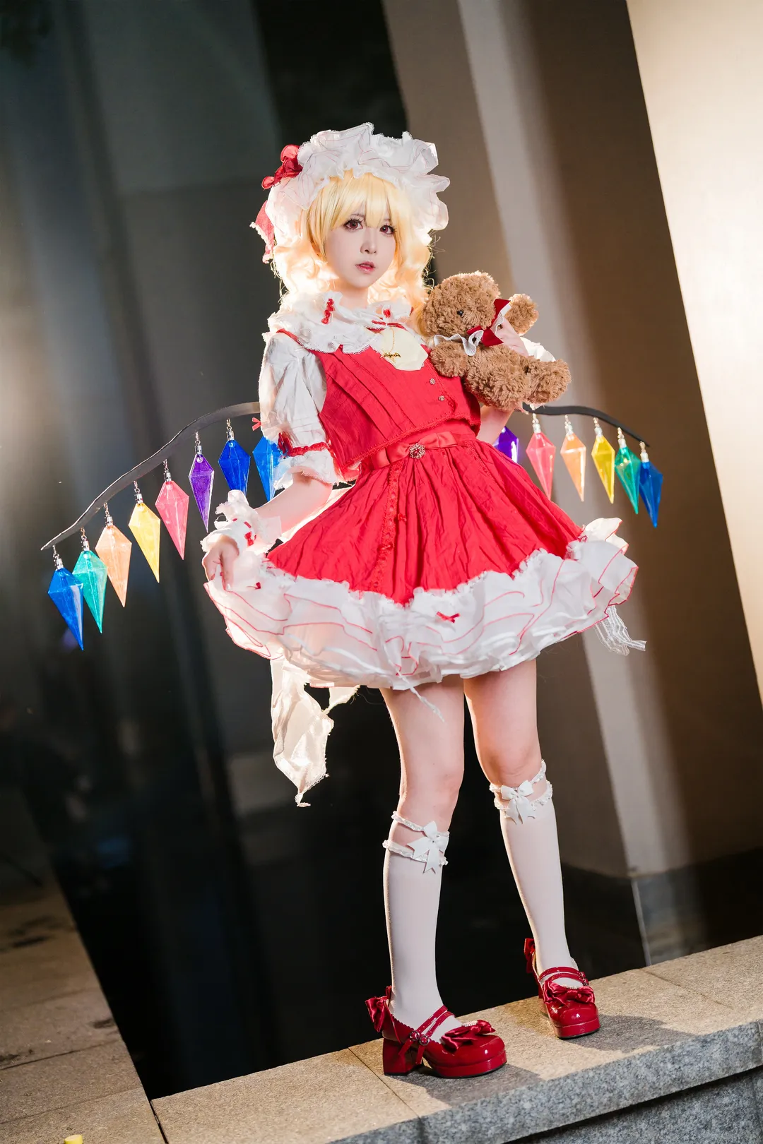 東方project, 漫展返圖, 螢火蟲漫展, 芙蘭朵露cos, 白絲穿搭 - 第1張