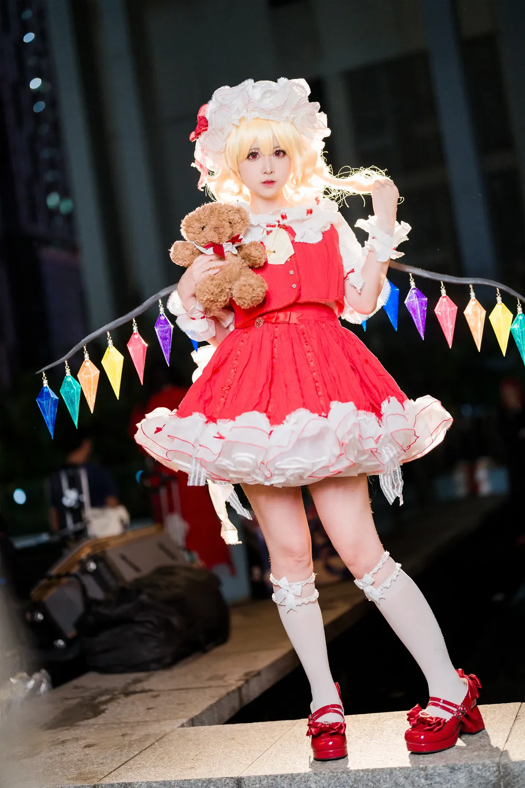 東方project, 漫展返圖, 螢火蟲漫展, 芙蘭朵露cos, 白絲穿搭 - 第2張