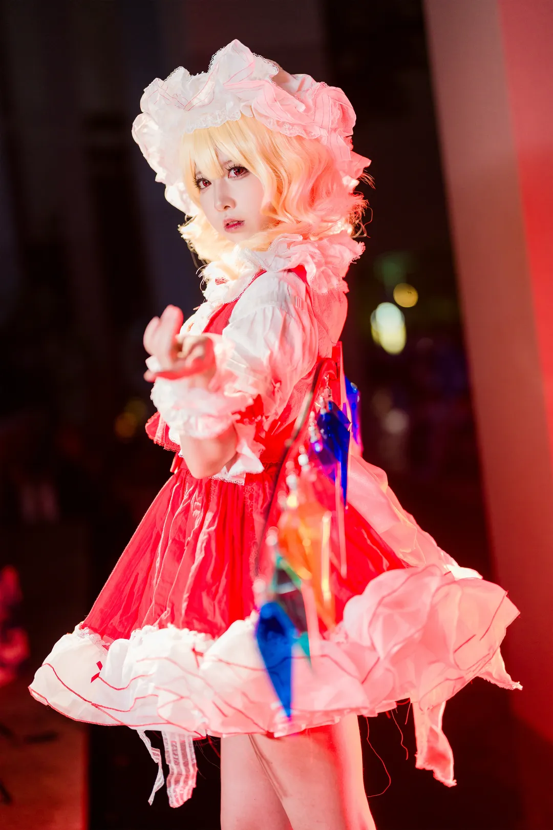 東方project, 漫展返圖, 螢火蟲漫展, 芙蘭朵露cos, 白絲穿搭 - 第5張