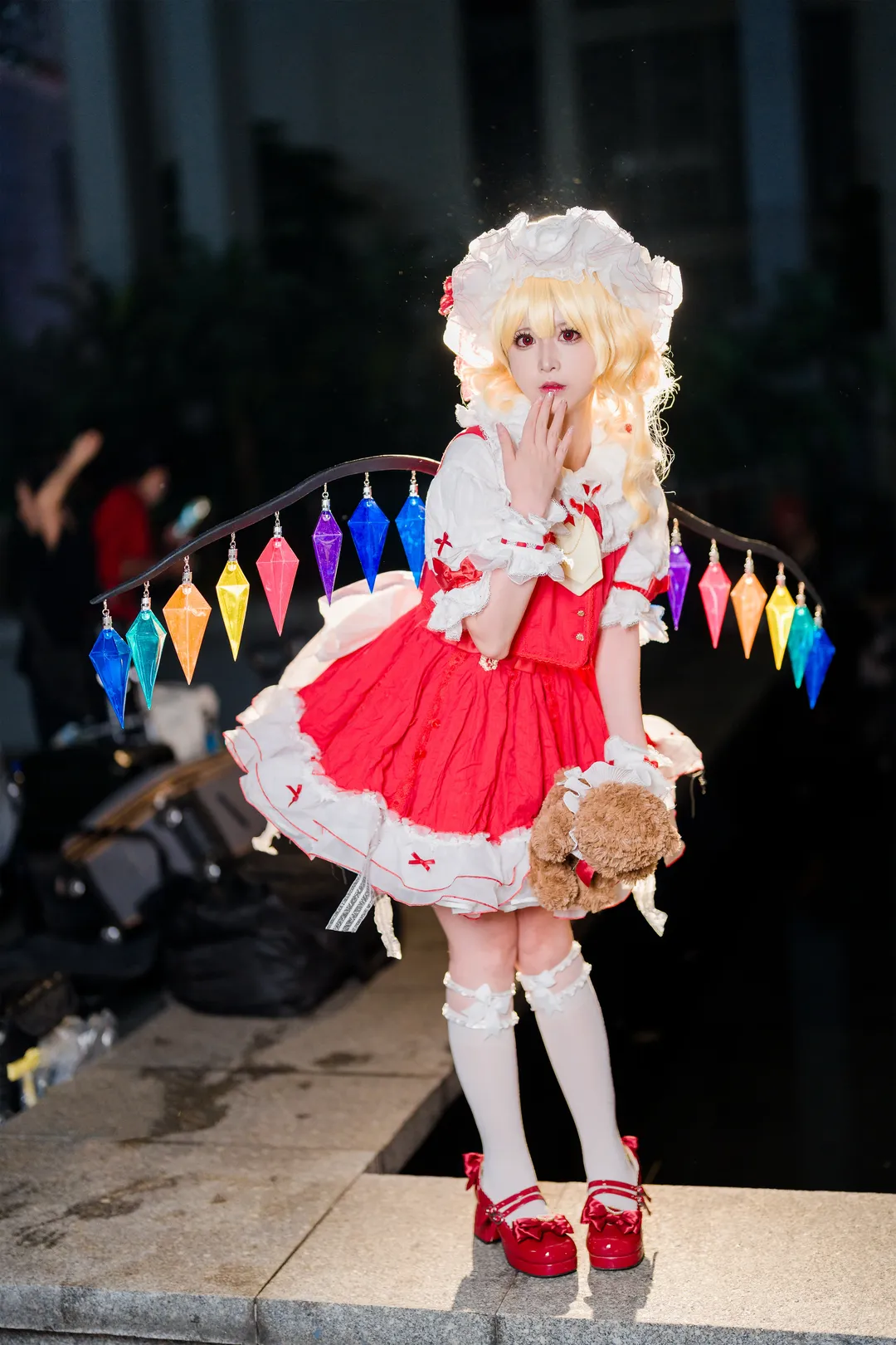 東方project, 漫展返圖, 螢火蟲漫展, 芙蘭朵露cos, 白絲穿搭 - 第6張
