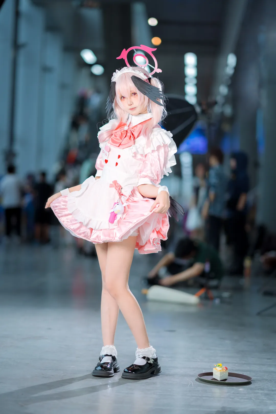 蔚蓝档案, 女仆装, 下江小春cos, 漫展摄影, 索尼A7M4 - 第1张