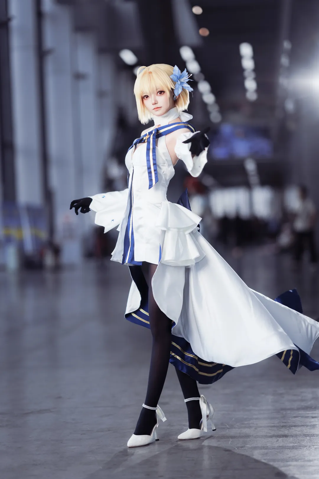 广州萤火虫漫展, 月姬, 索尼A7M4, 爱尔奎特布伦史塔德cos, 黑丝cosplay - 第2张