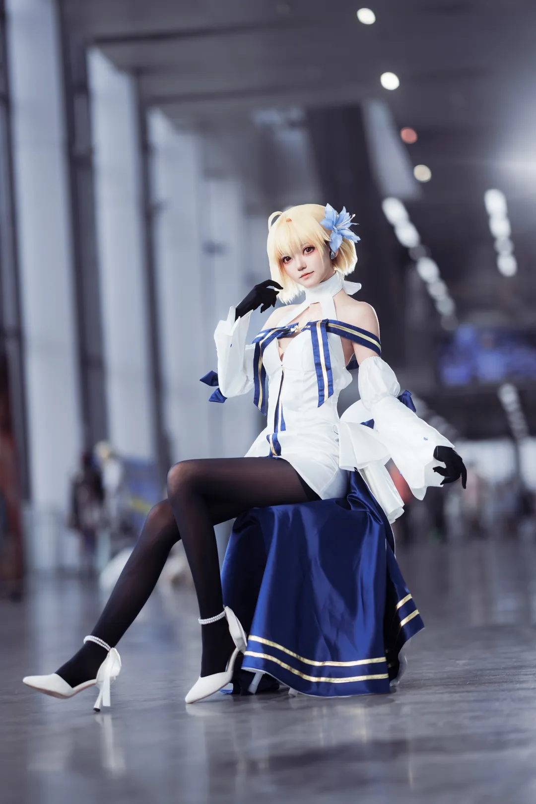 广州萤火虫漫展, 月姬, 索尼A7M4, 爱尔奎特布伦史塔德cos, 黑丝cosplay - 第4张