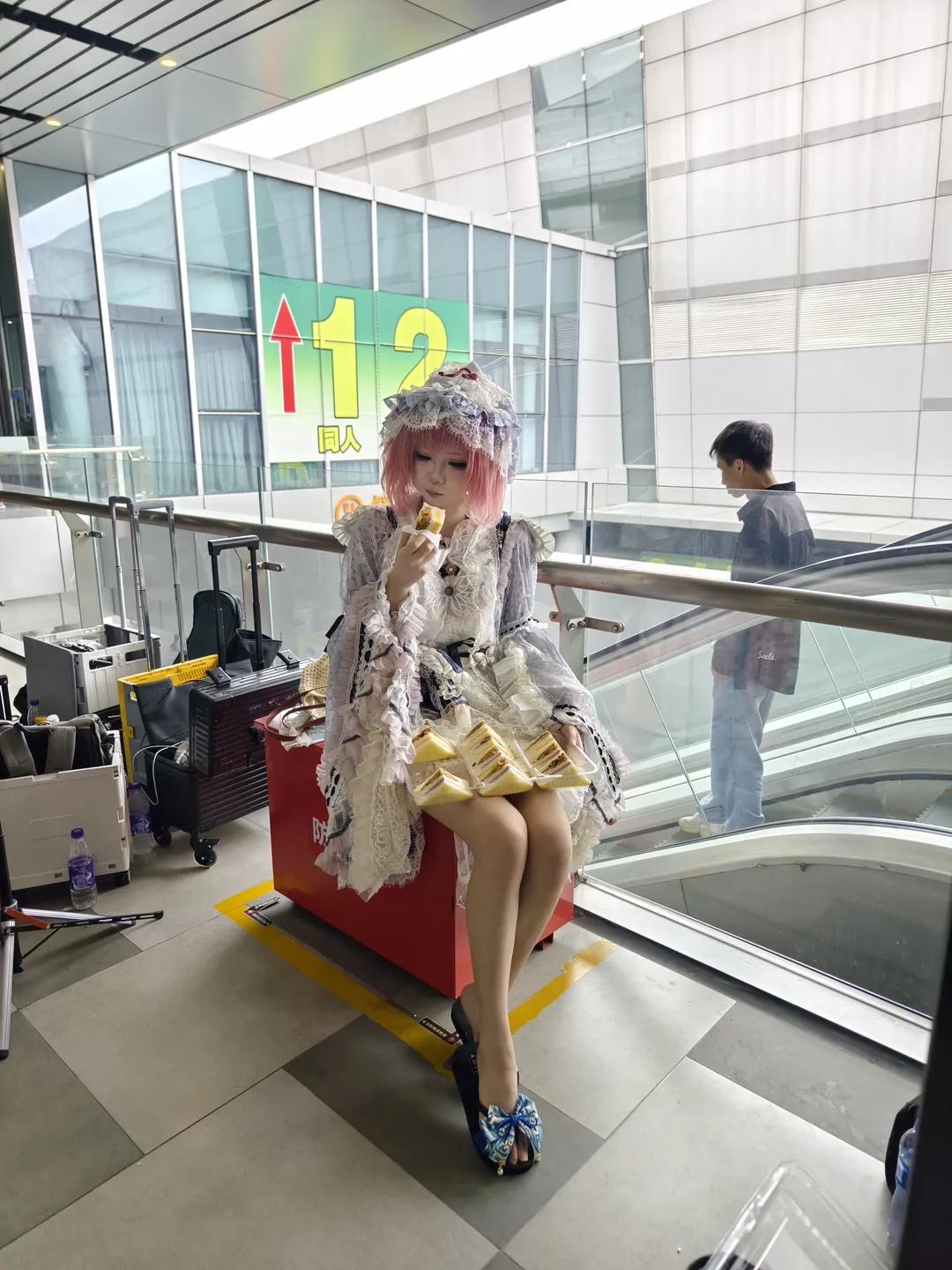 cosplay, 东方project, 西行寺幽幽子cos, 洛丽塔洋装, CPG08漫展 - 第1张