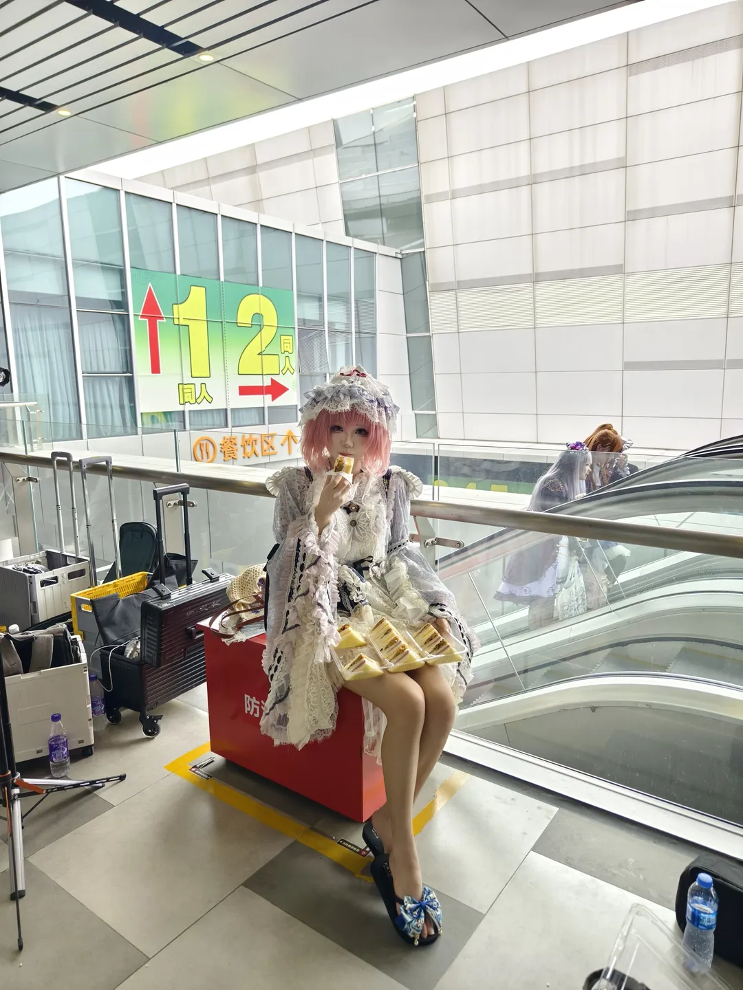 コスプレ, 東方Project, 西行寺幽々子コスプレ, ロリータ・ファッション, CPG08アニメイベント