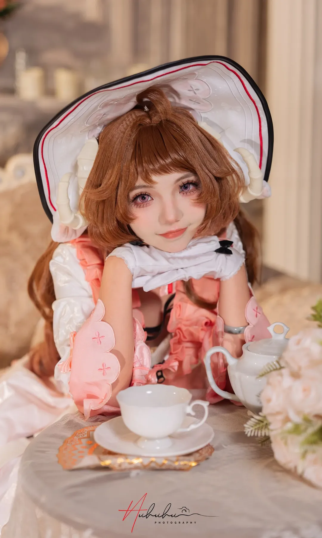 明日方舟, 艾雅法拉cos, 梦源之地, lolita写真, 小羊 - 第1张