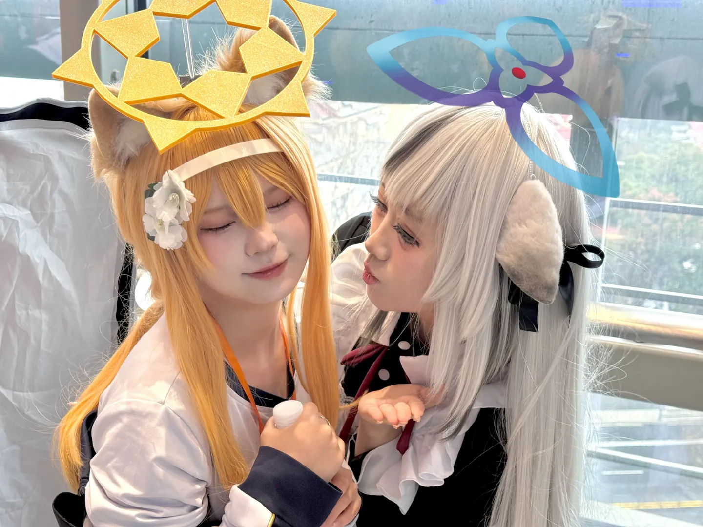 ブルーアーカイブ, メイド服コスプレ, 春原ココナ コスプレ, 白ストッキングコスプレ, 杭州ブルーアーカイブオンリー - 2枚目