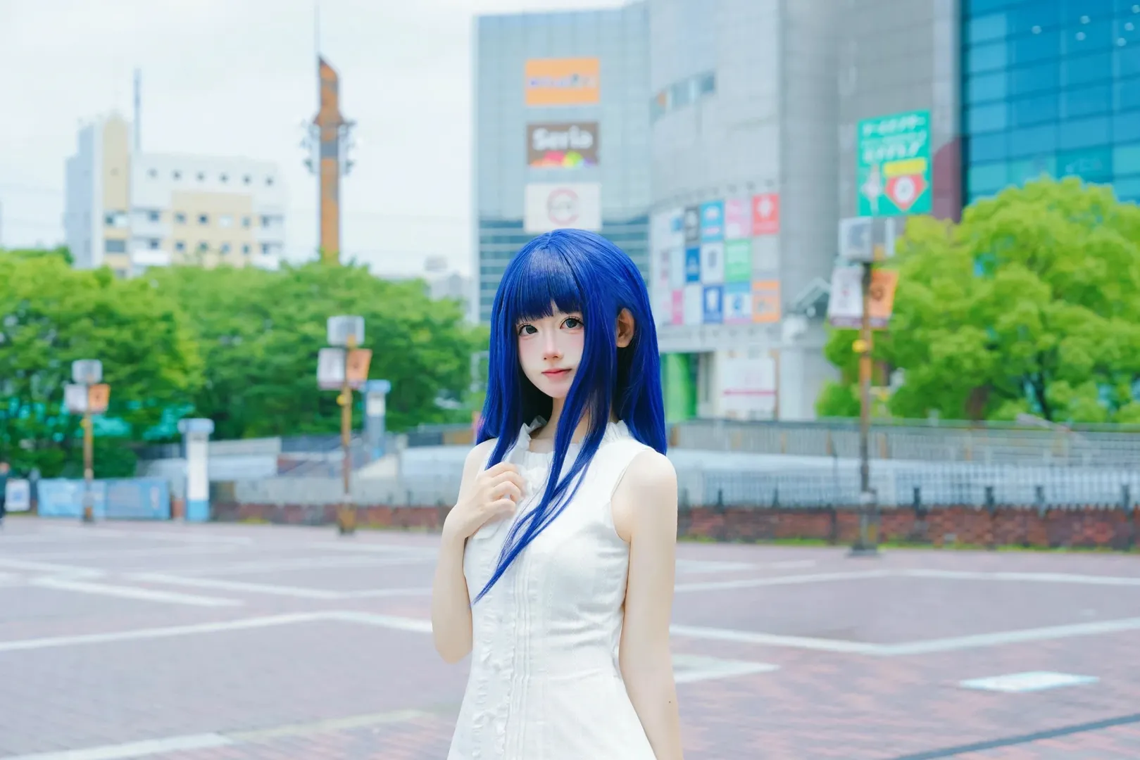 雰囲気のある写真, 高島ざくろ コスプレ, ギャルゲーコスプレ, 素晴らしき日々 ～不連続存在～, 京王多摩 聖地巡礼 - 2枚目