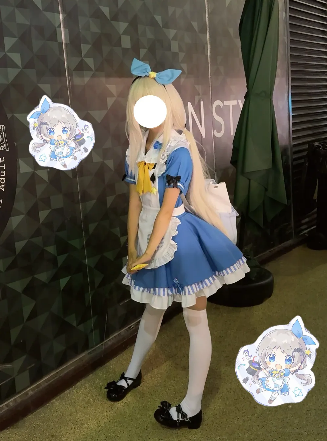 白丝cosplay, 能美库特cos, 小小克星, 爱丽丝库特cos, 香港keylive
