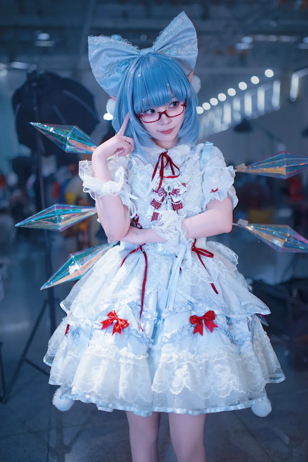 东方Project, 漫展摄影, 琪露诺cos, cosplay日常, 洛丽塔穿搭