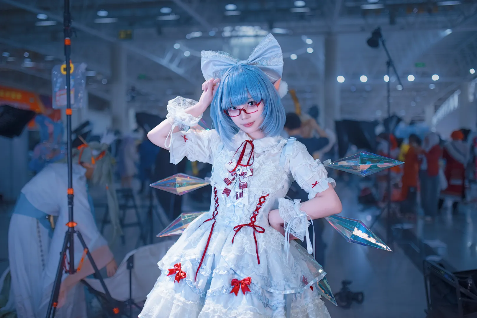 东方Project, 漫展摄影, 琪露诺cos, cosplay日常, 洛丽塔穿搭 - 第2张