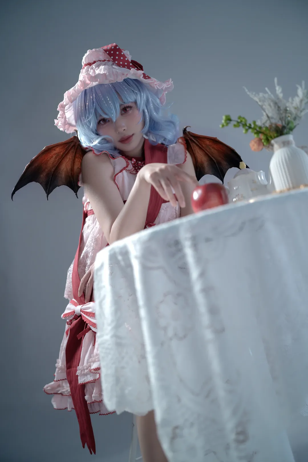 コスプレ, 二次元撮影, 東方Project, レミリアコスプレ, 吸血鬼の少女