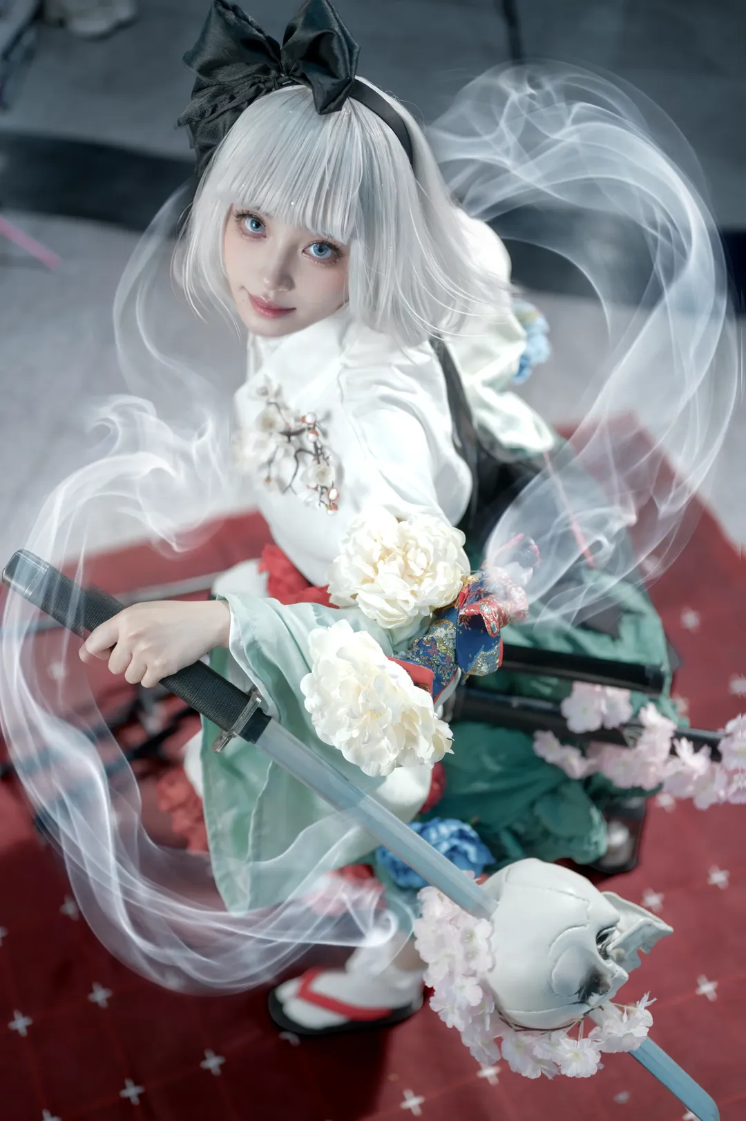 东方project, 魂魄妖梦cos, 漫展摄影, cosplay场照, 和风战斗少女 - 第1张