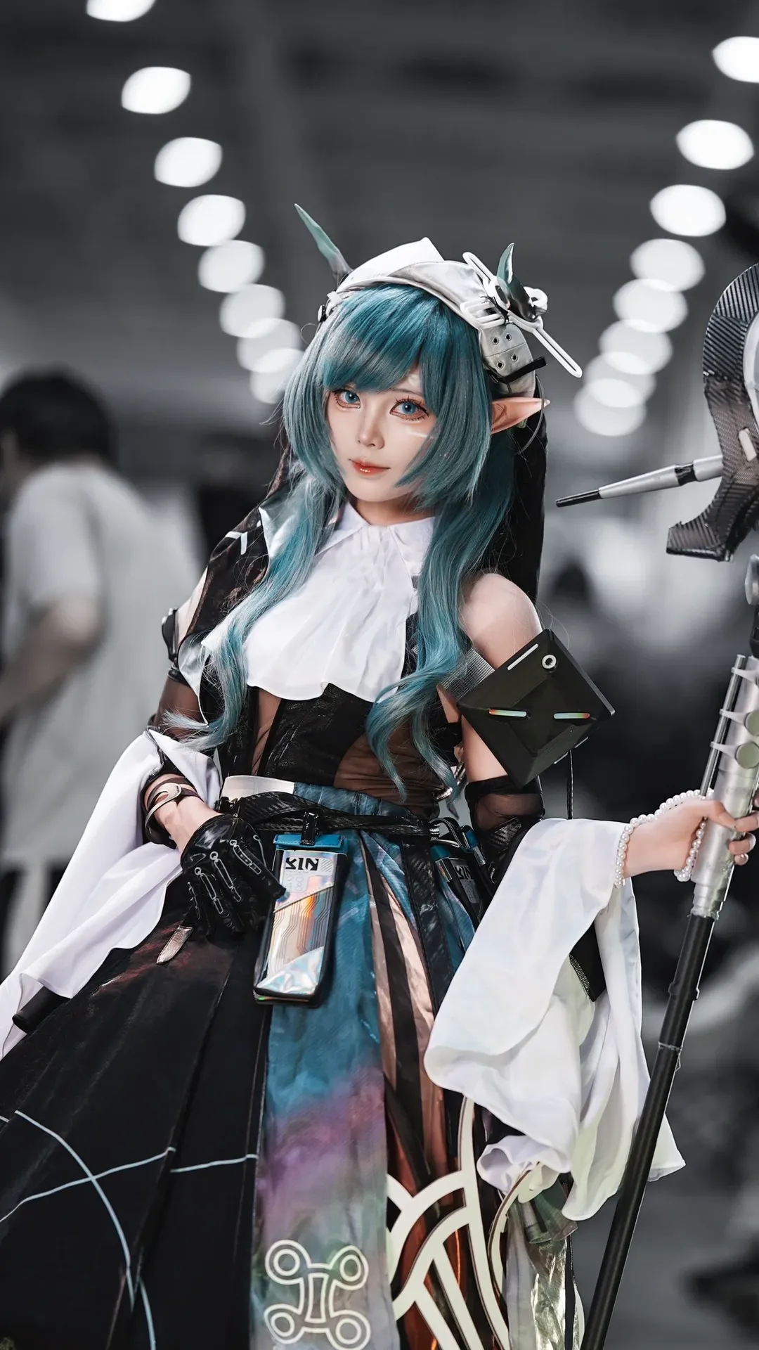 cosplay, 明日方舟终末地, 精灵耳, 黑丝, 赛希cos - 第2张