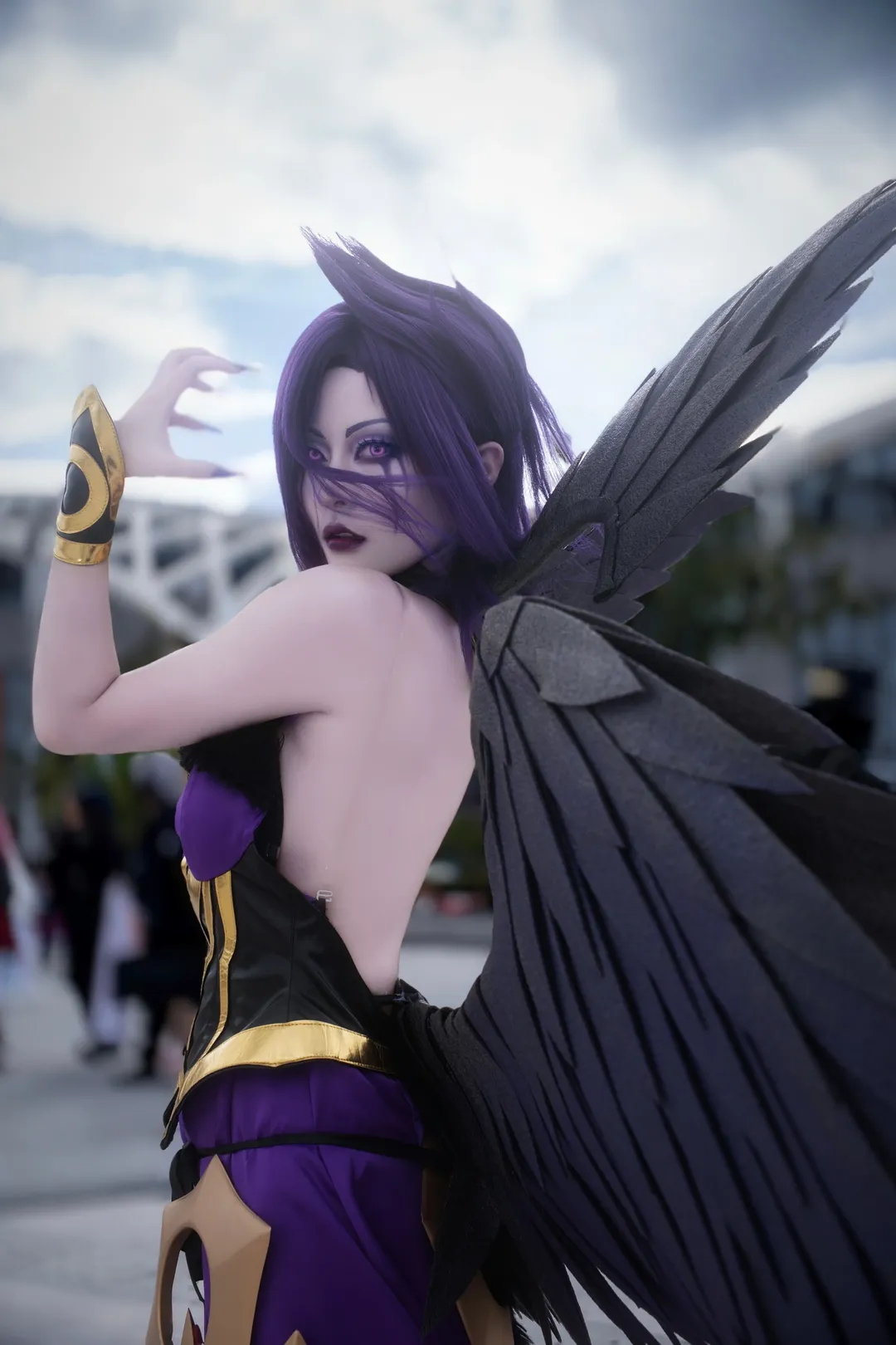 漫展返图, 户外cosplay, cosplay摄影, 英雄联盟, 莫甘娜cos - 第1张