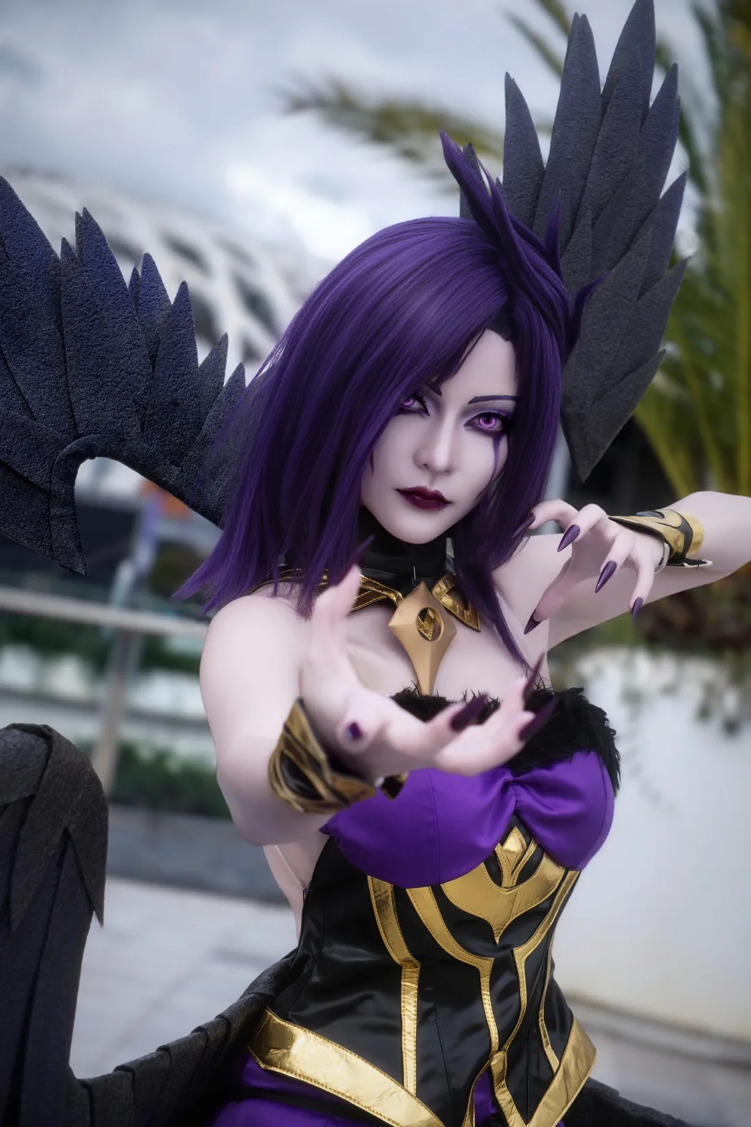 漫展返图, 户外cosplay, cosplay摄影, 英雄联盟, 莫甘娜cos - 第3张