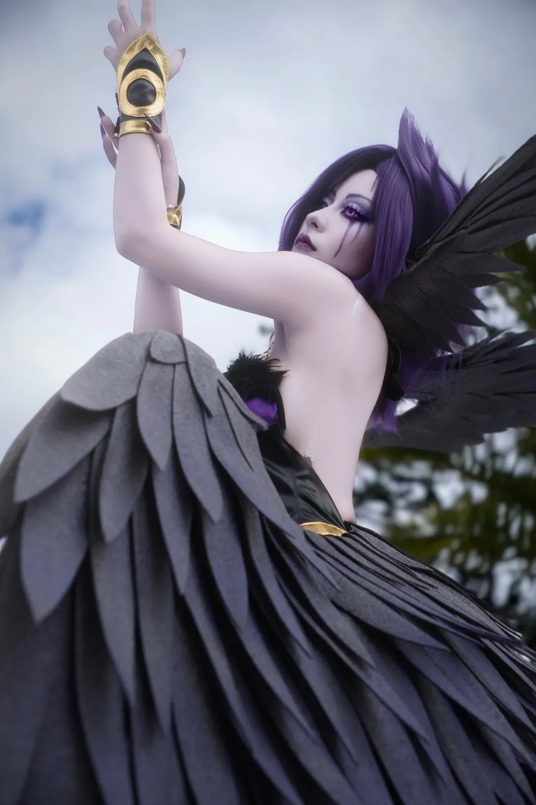 漫展返图, 户外cosplay, cosplay摄影, 英雄联盟, 莫甘娜cos - 第4张