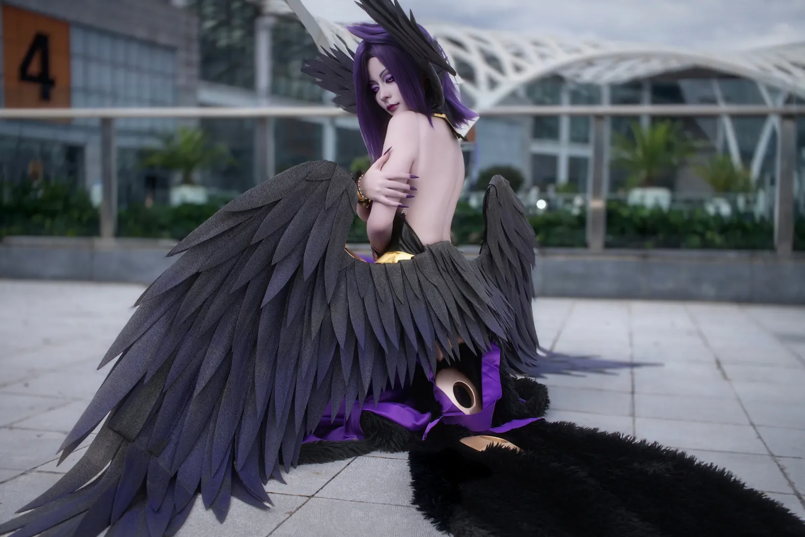 漫展返图, 户外cosplay, cosplay摄影, 英雄联盟, 莫甘娜cos - 第8张