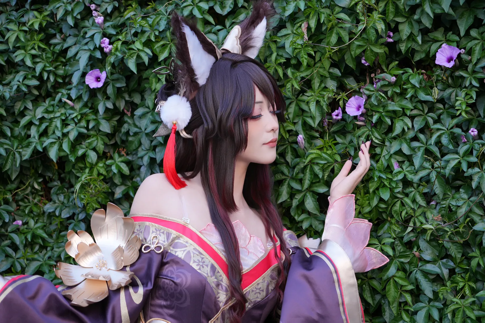 Fugue Cosplay, Honkai: Star Rail, Anime cosplay, Ancient style animal ears, Fox-folk cosplay - Image 2