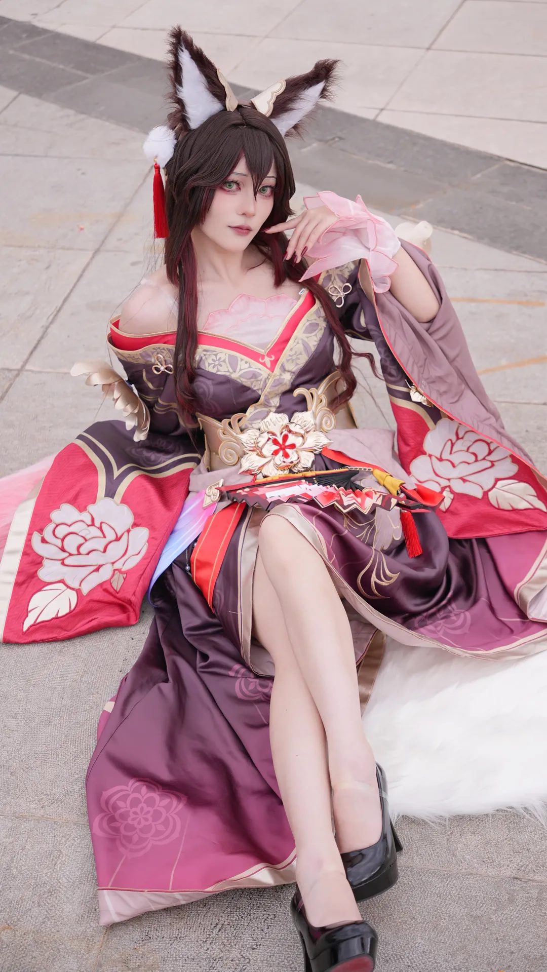 帰忘の流離人コスプレ, 崩壊：スターレイル, 二次元コスプレ, 古風な獣耳, 狐人コスプレ