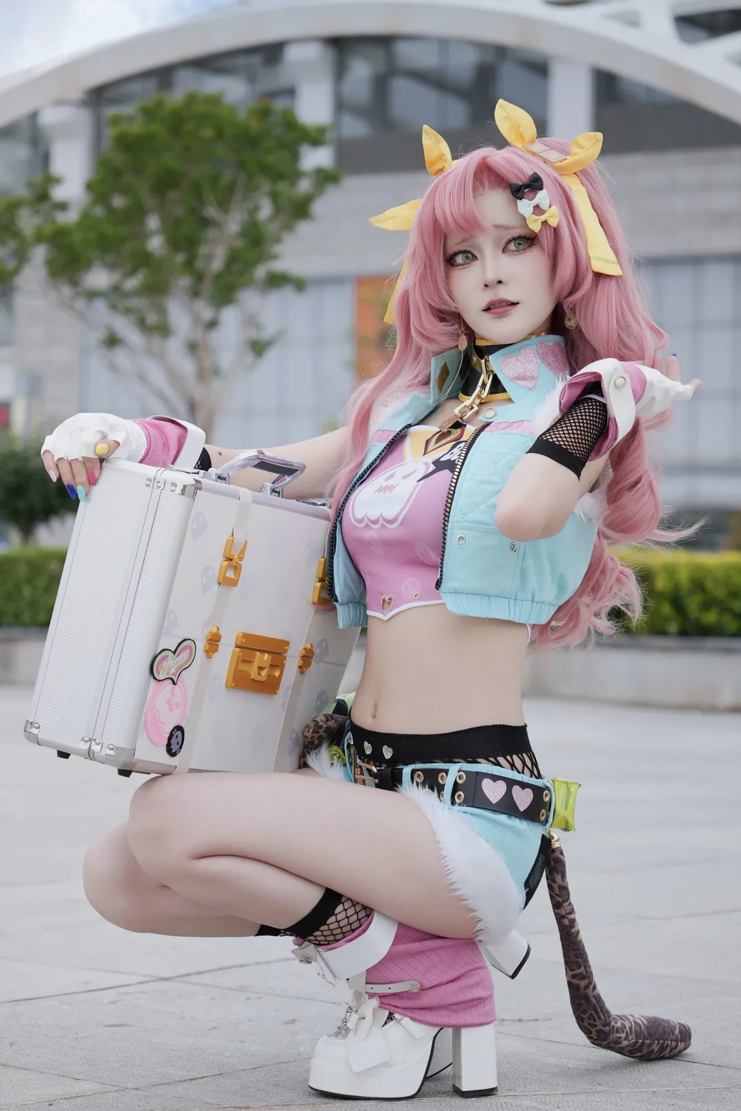 绝区零, cosplay, 户外摄影, 妮可德玛拉cos, 渔网袜穿搭 - 第3张