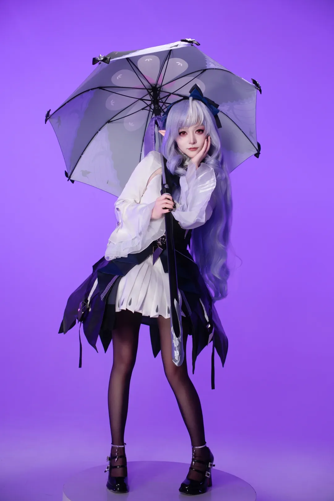 ゼンレスゾーンゼロ, ビビアン コスプレ, 二次元コスプレ, コスプレ撮影, 黒ストッキングコスプレ - 4枚目