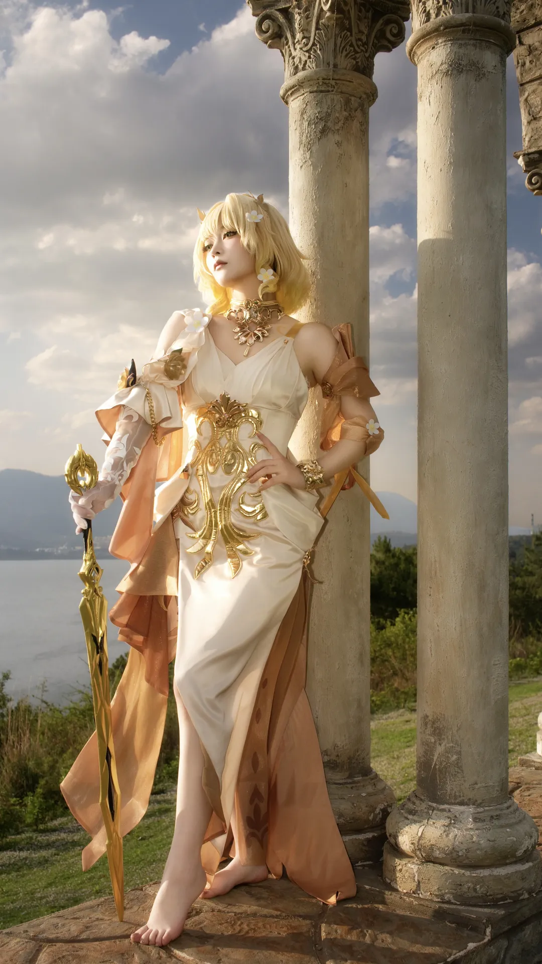 二次元, 阿格莱雅cos, 崩坏星穹铁道, 翁法罗斯, cosplay摄影 - 第1张