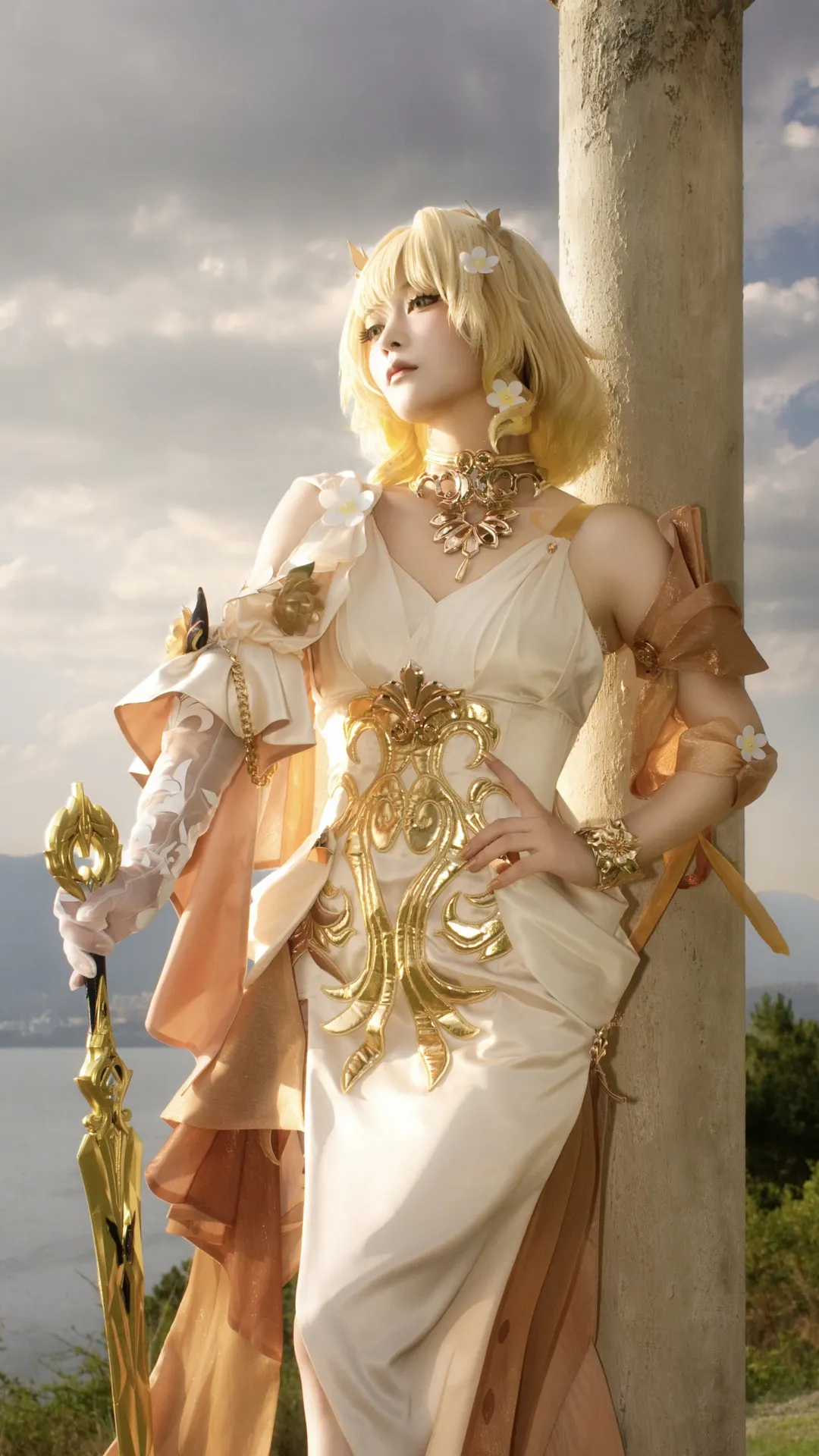 2D, Aglaea Cosplay, Honkai: Star Rail, Omphalos, Cosplay photography