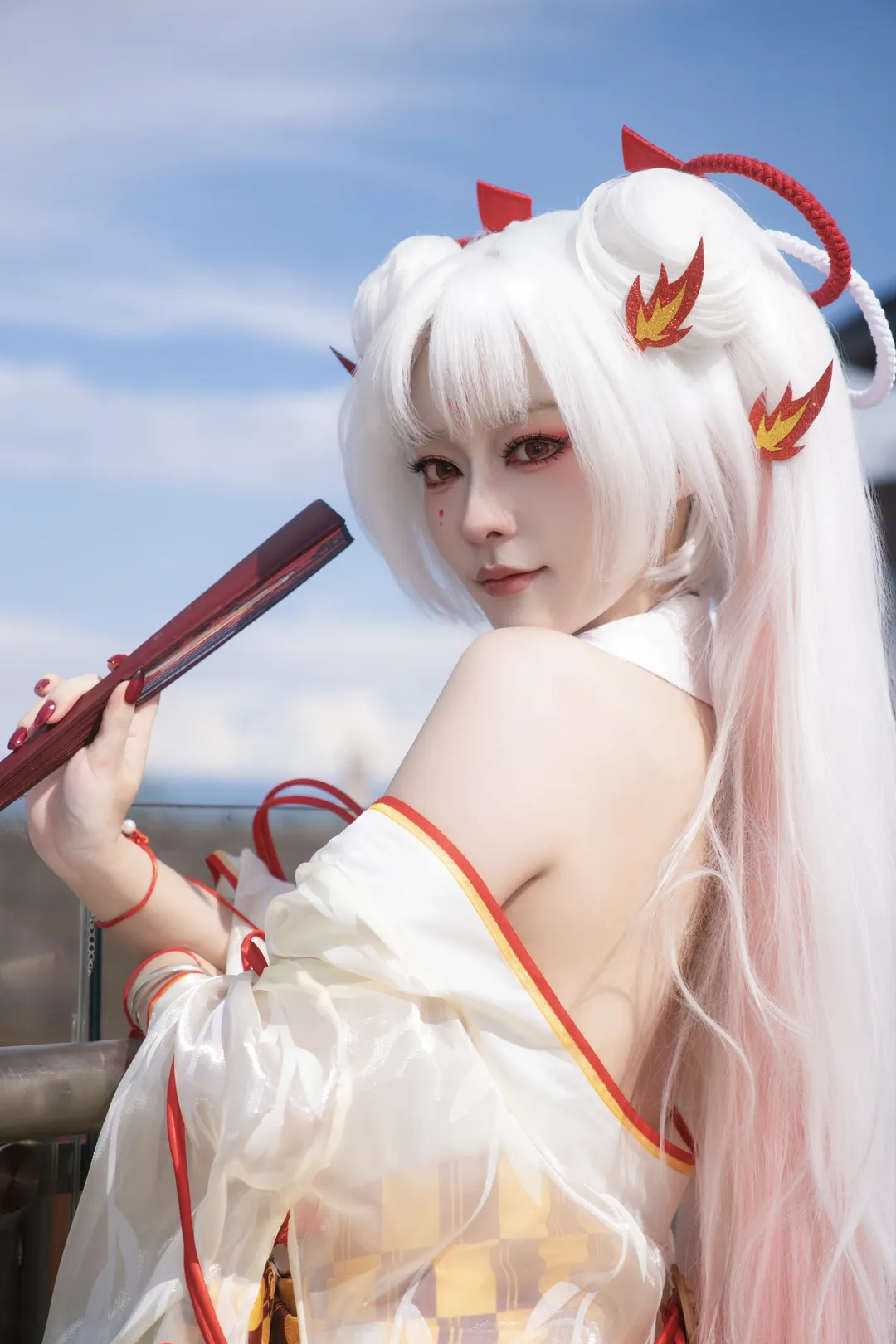 和风cos, 户外cosplay, 不知火cos, 阴阳师, 阿离cos - 第1张