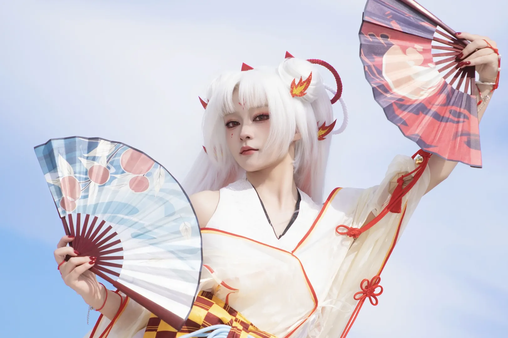 和风cos, 户外cosplay, 不知火cos, 阴阳师, 阿离cos - 第3张