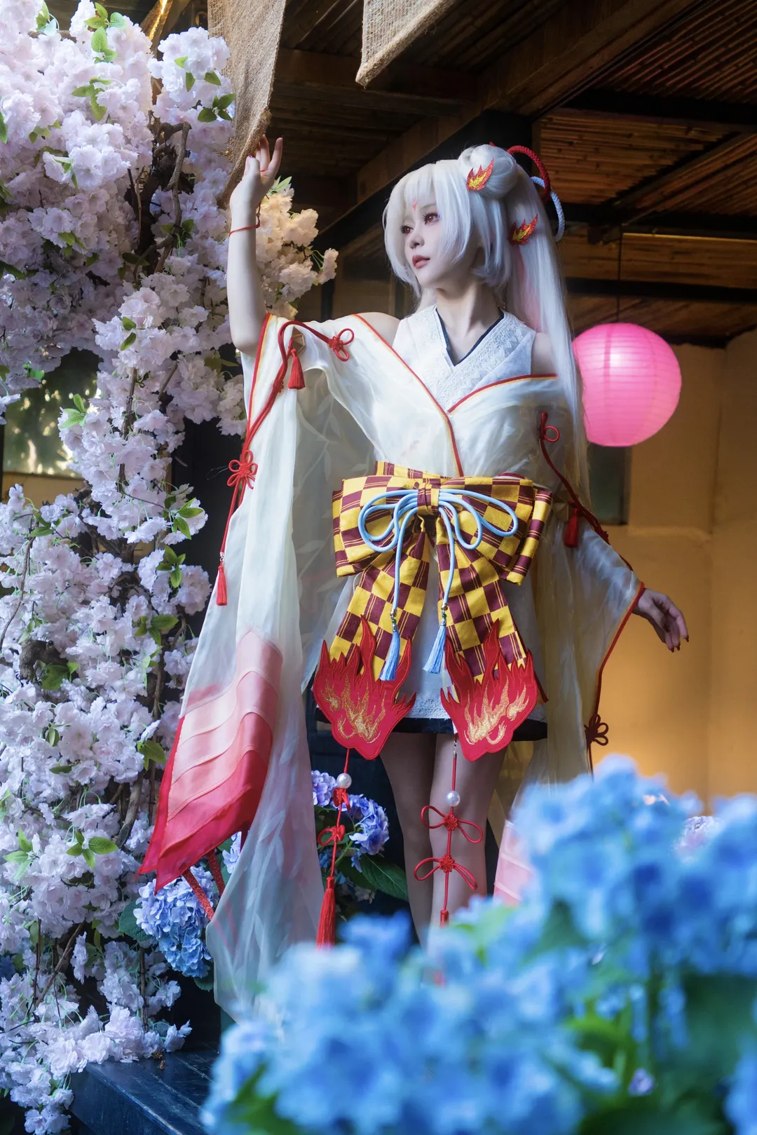 和風撮影, 不知火 コスプレ, 陰陽師, 公孫離コスプレ, 古風なスタイル - 1枚目