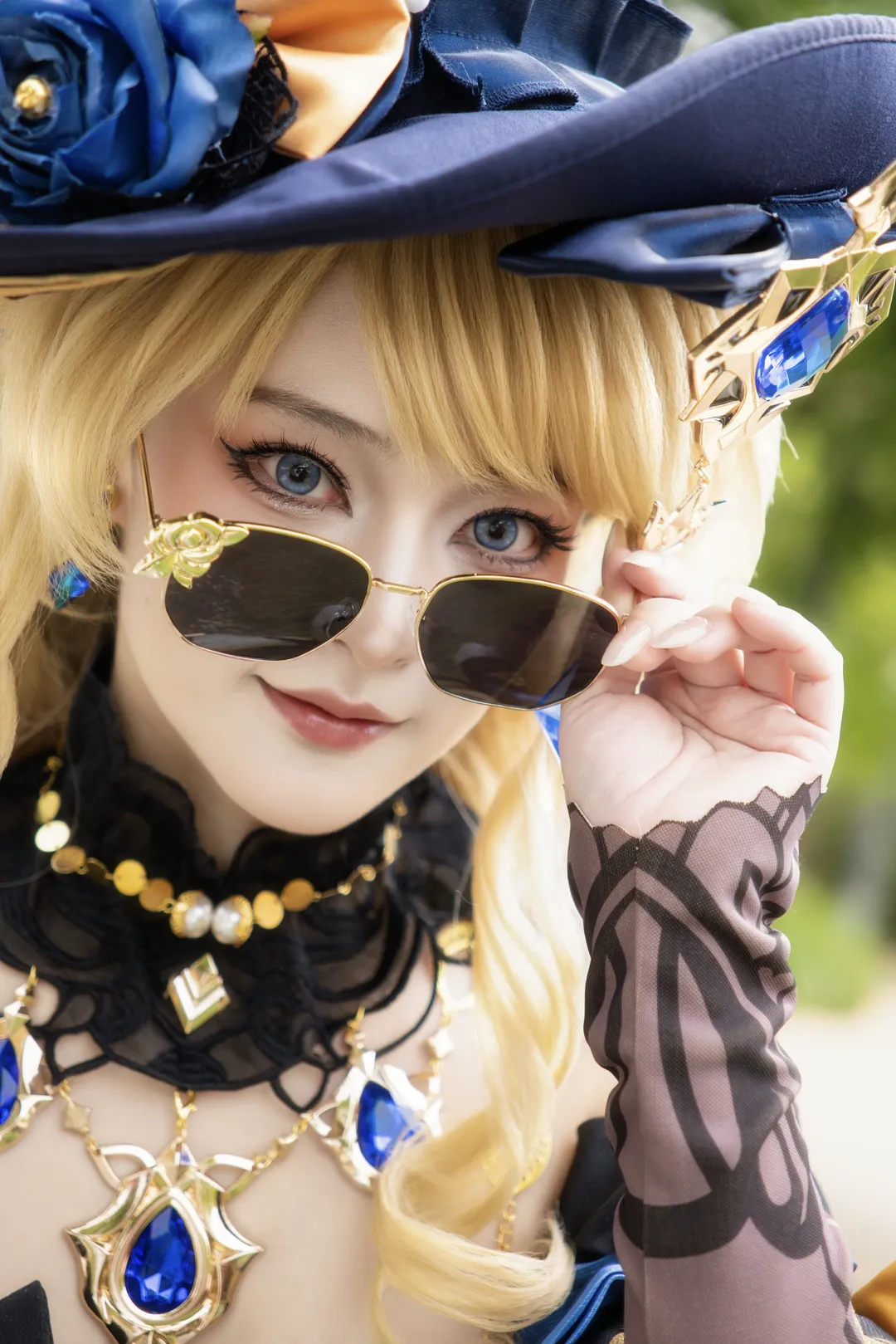 原神, cosplay, 生日快乐, 娜维娅cos, 丝袜穿搭 - 第1张