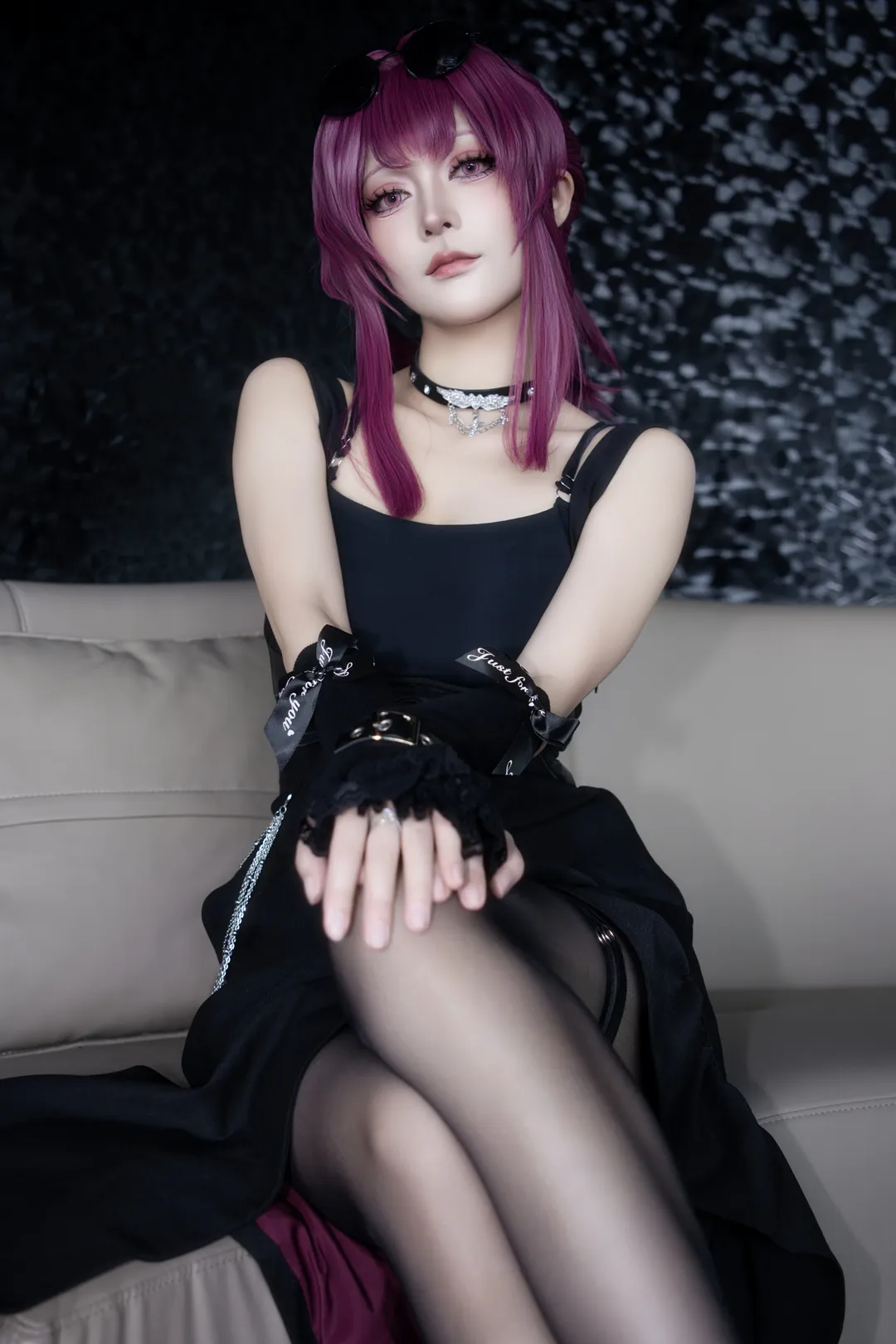 cosplay, 崩坏星穹铁道, 卡芙卡cos, 黑丝, 暗黑风 - 第2张