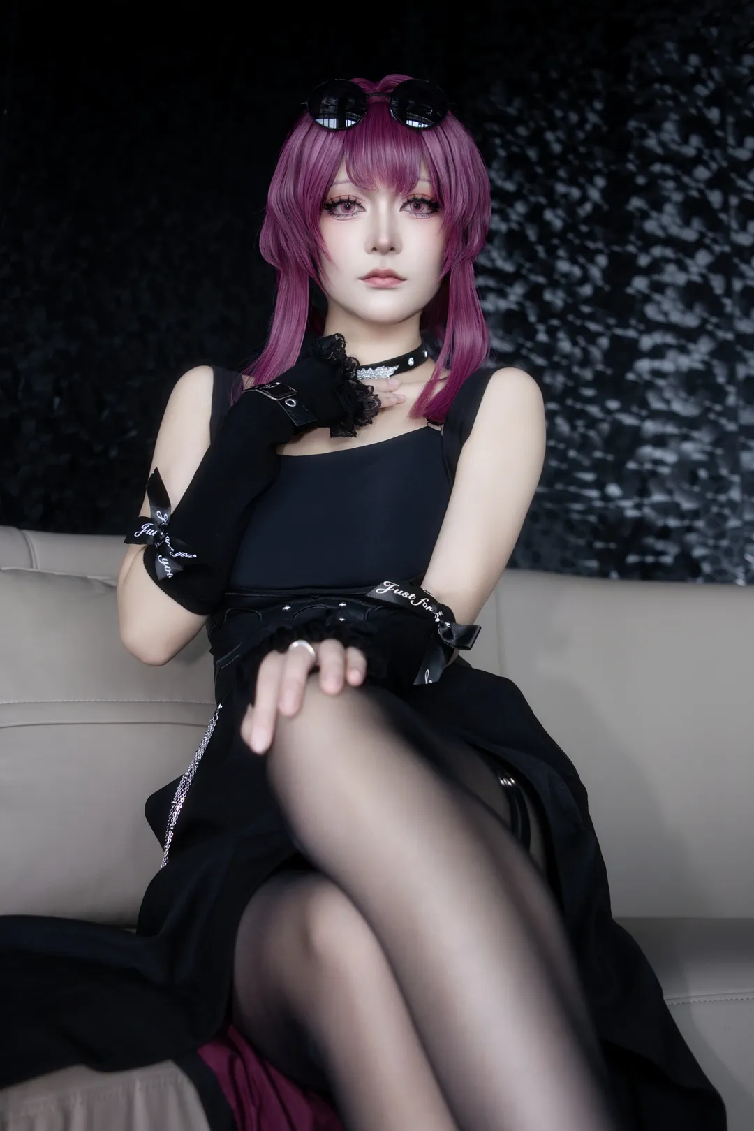 cosplay, 崩坏星穹铁道, 卡芙卡cos, 黑丝, 暗黑风 - 第3张