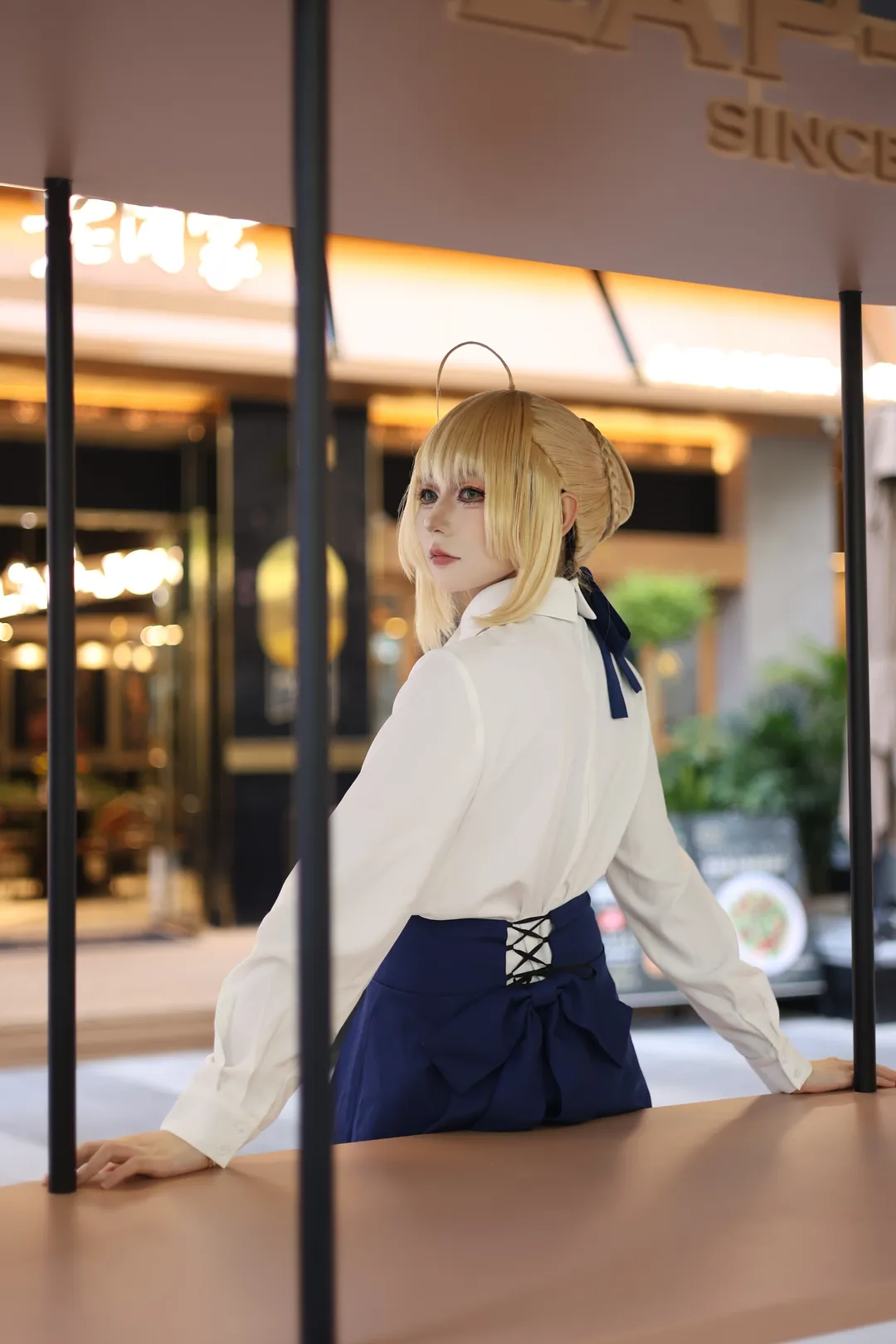 阿尔托莉雅cos, Fate, saber, 丝袜, 日常 - 第1张