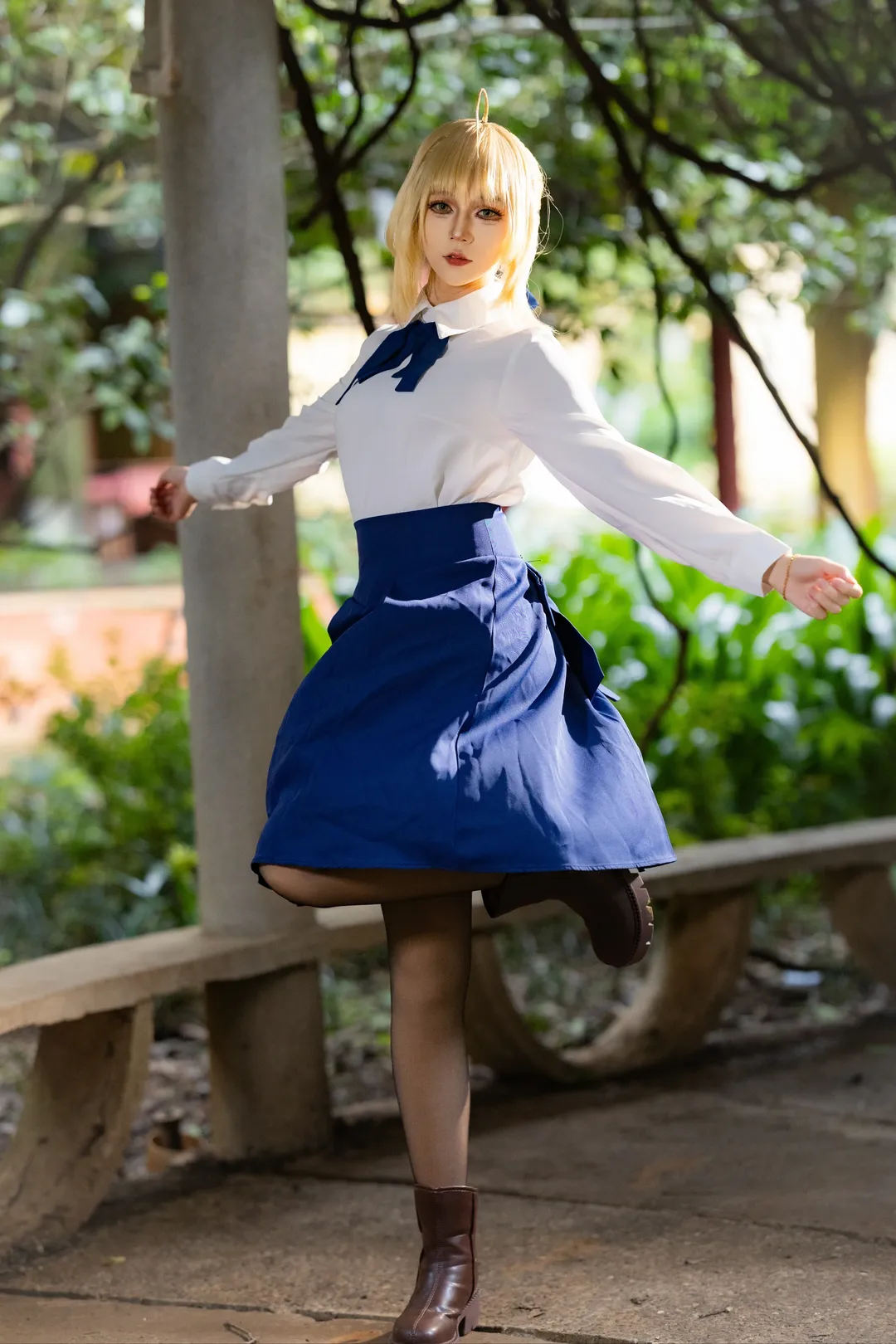 阿尔托莉雅cos, Fate, saber, 丝袜, 日常 - 第4张